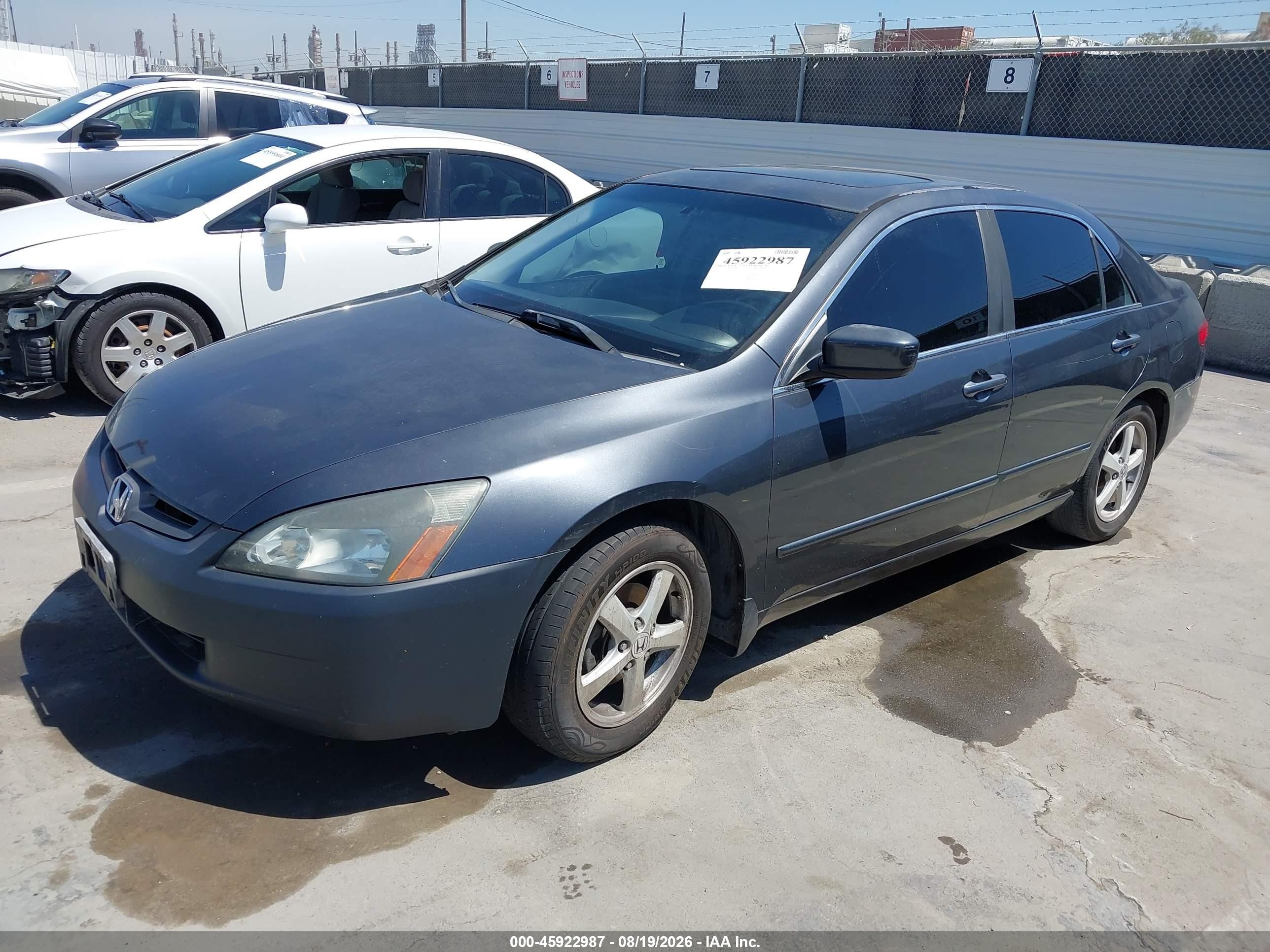 2005 Honda Accord 2.4 Ex Gray vin: 1HGCM56815A022166