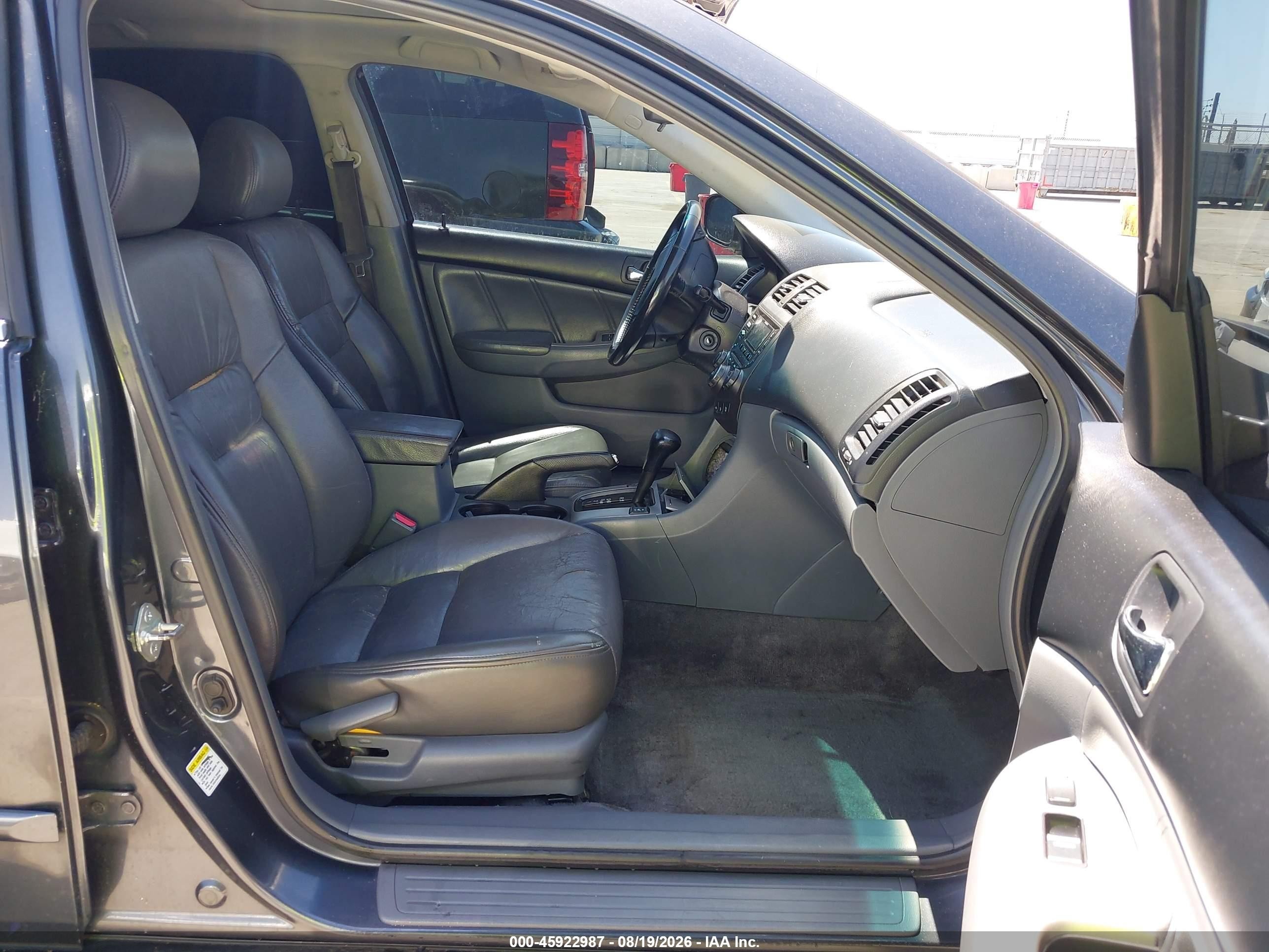 2005 Honda Accord 2.4 Ex Gray vin: 1HGCM56815A022166