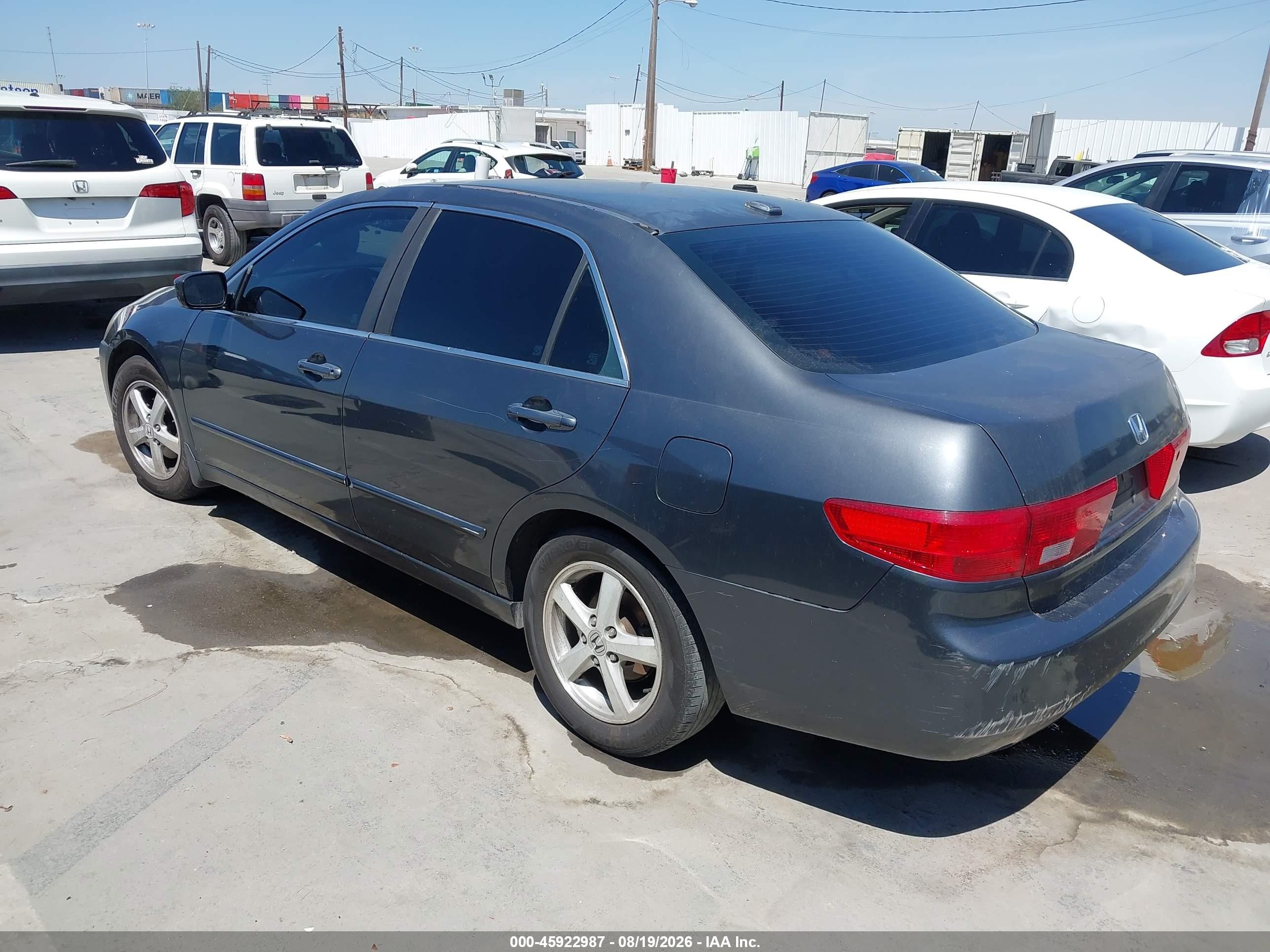 2005 Honda Accord 2.4 Ex Gray vin: 1HGCM56815A022166
