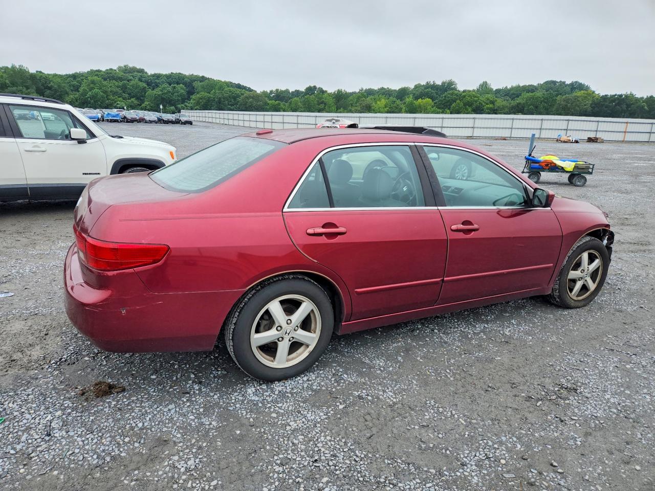 2005 Honda Accord Ex Burgundy vin: 1HGCM56815A185559