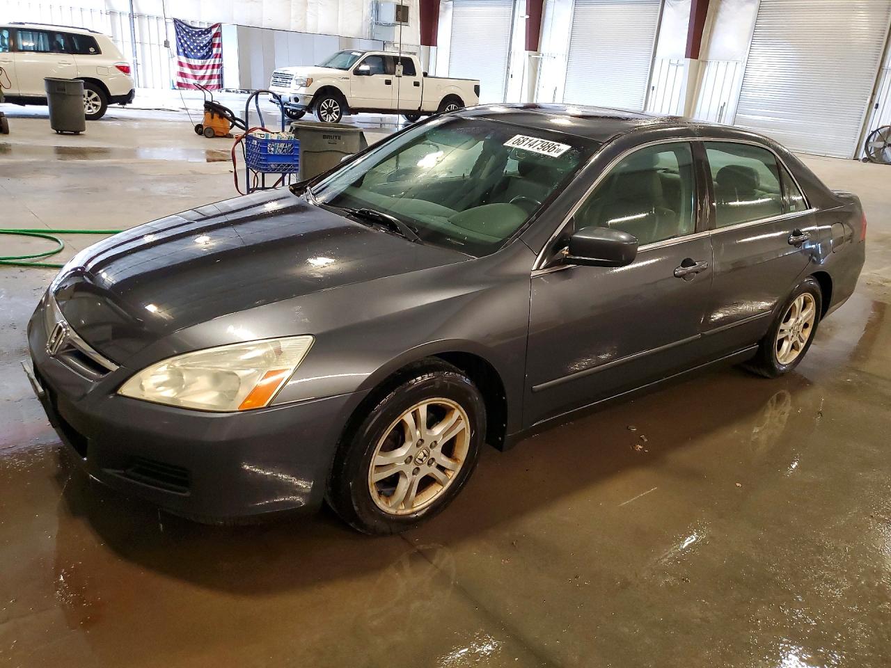 2006 Honda Accord Ex Gray vin: 1HGCM56816A024744