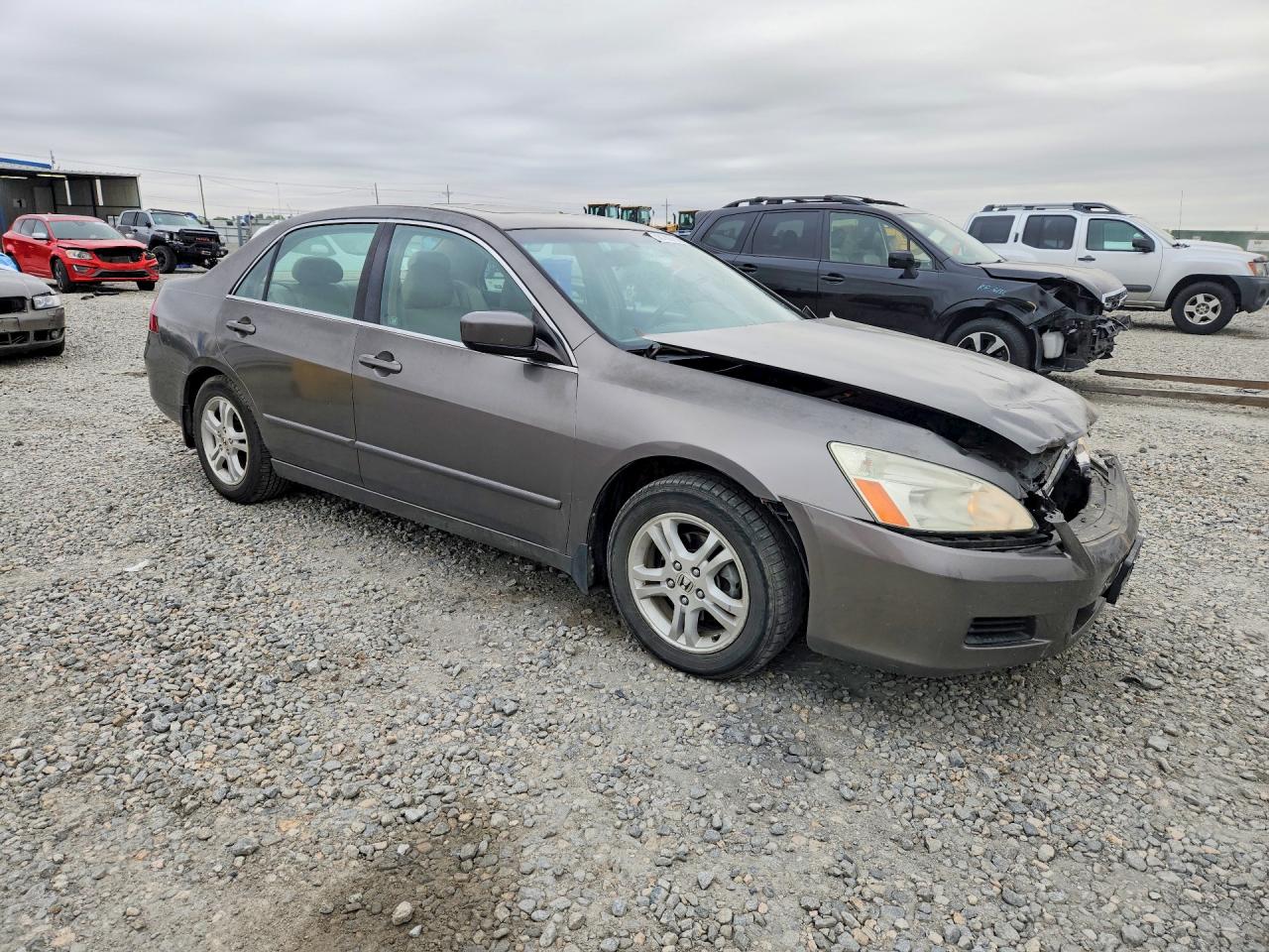 2006 Honda Accord Ex Серый vin: 1HGCM56816A047781