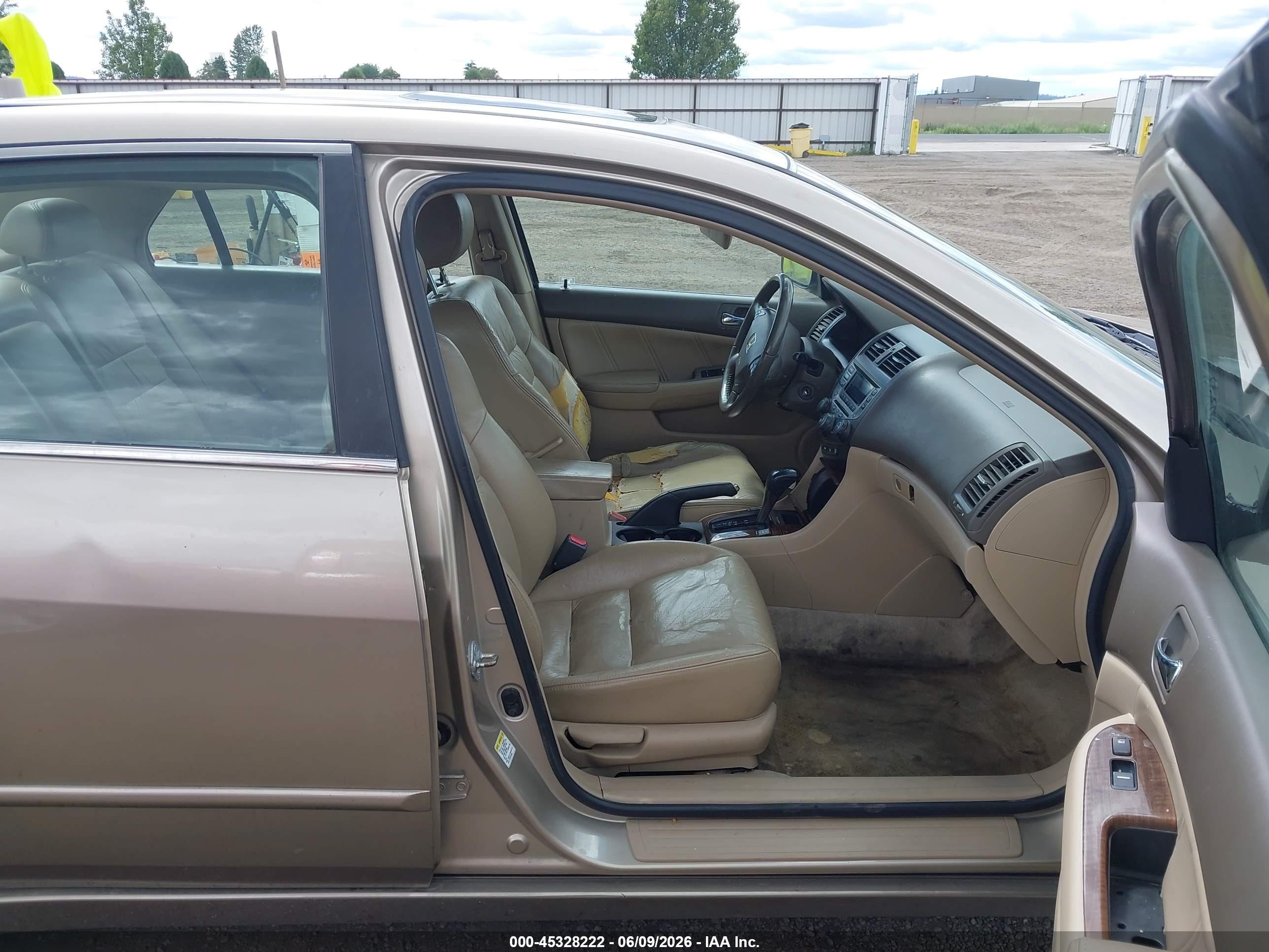 2006 Honda Accord 2.4 Ex Brown vin: 1HGCM56816A065665