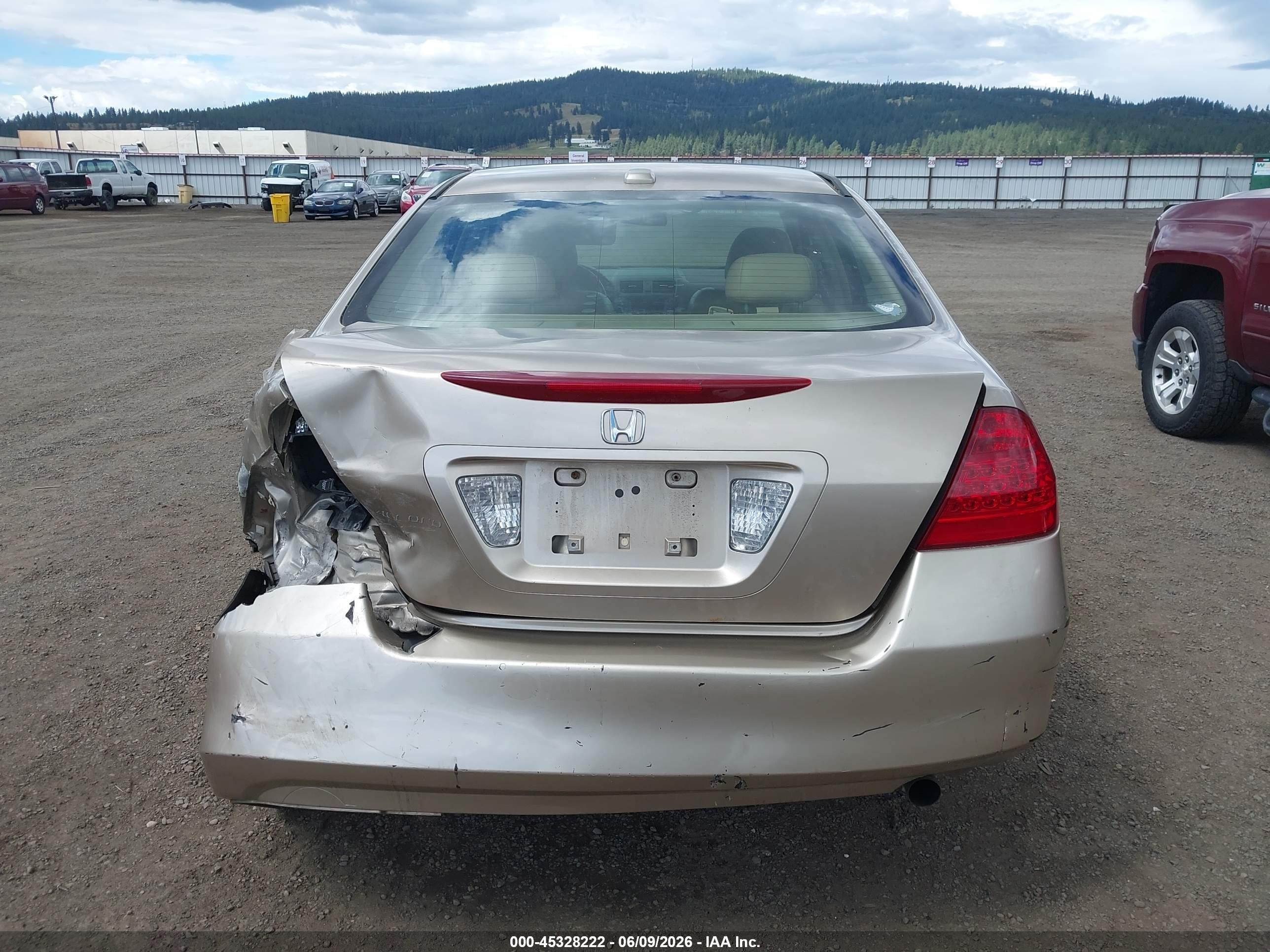 2006 Honda Accord 2.4 Ex Brown vin: 1HGCM56816A065665