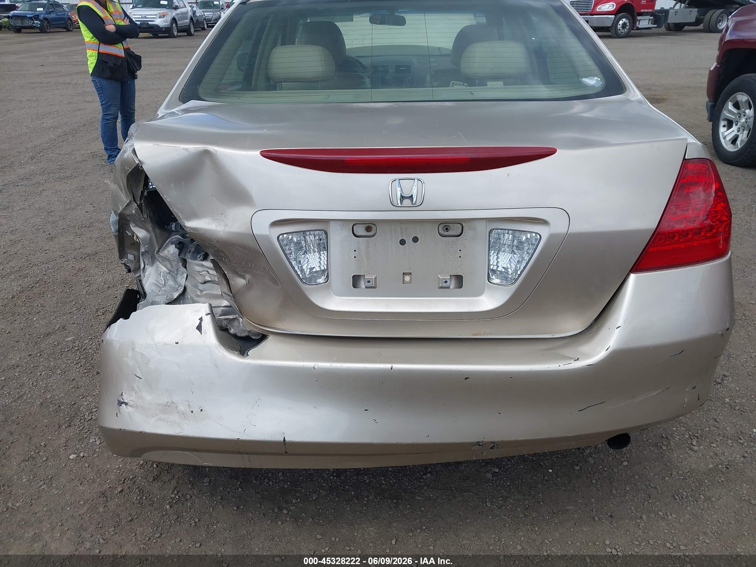 2006 Honda Accord 2.4 Ex Brown vin: 1HGCM56816A065665