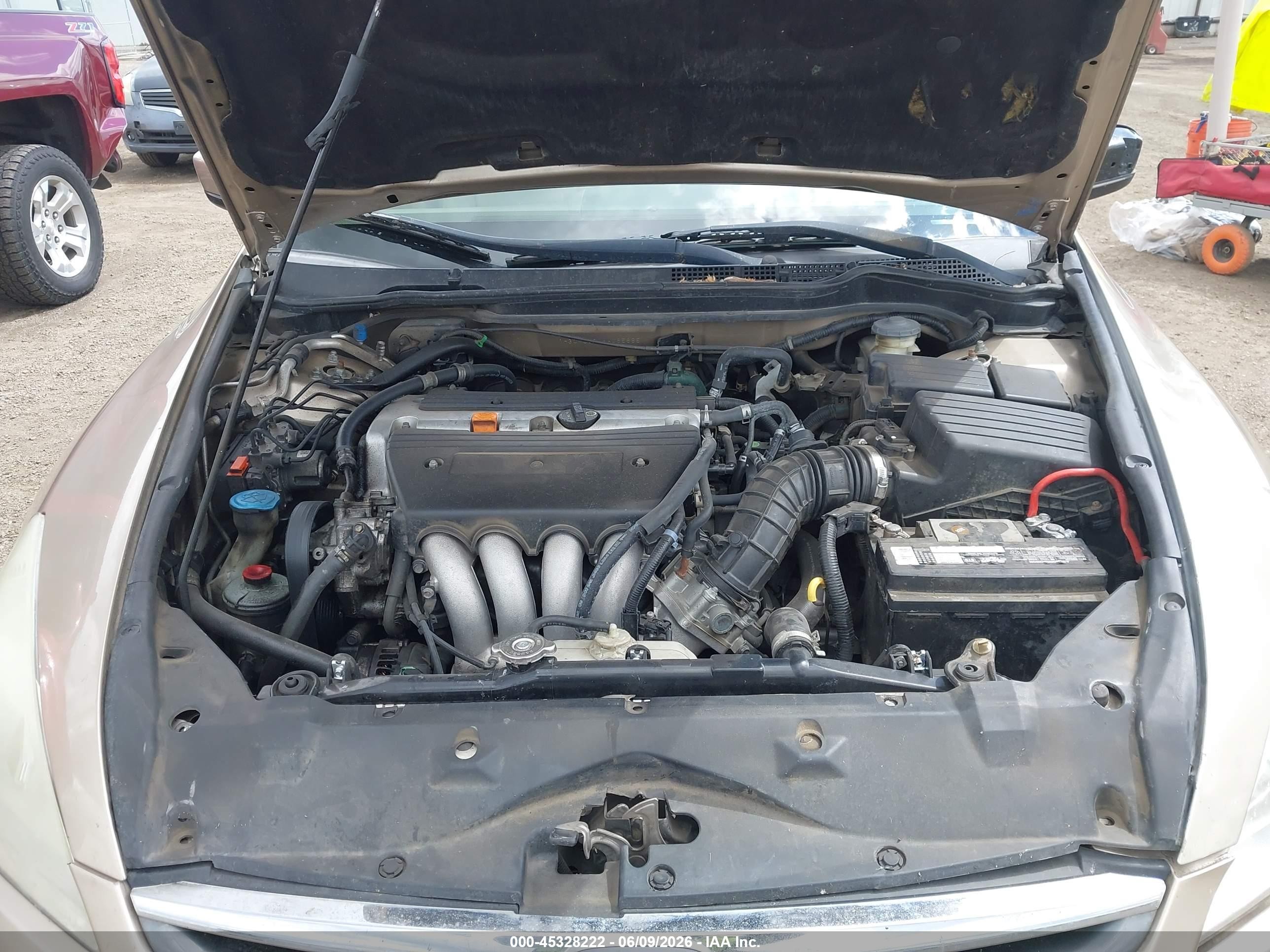 2006 Honda Accord 2.4 Ex Brown vin: 1HGCM56816A065665
