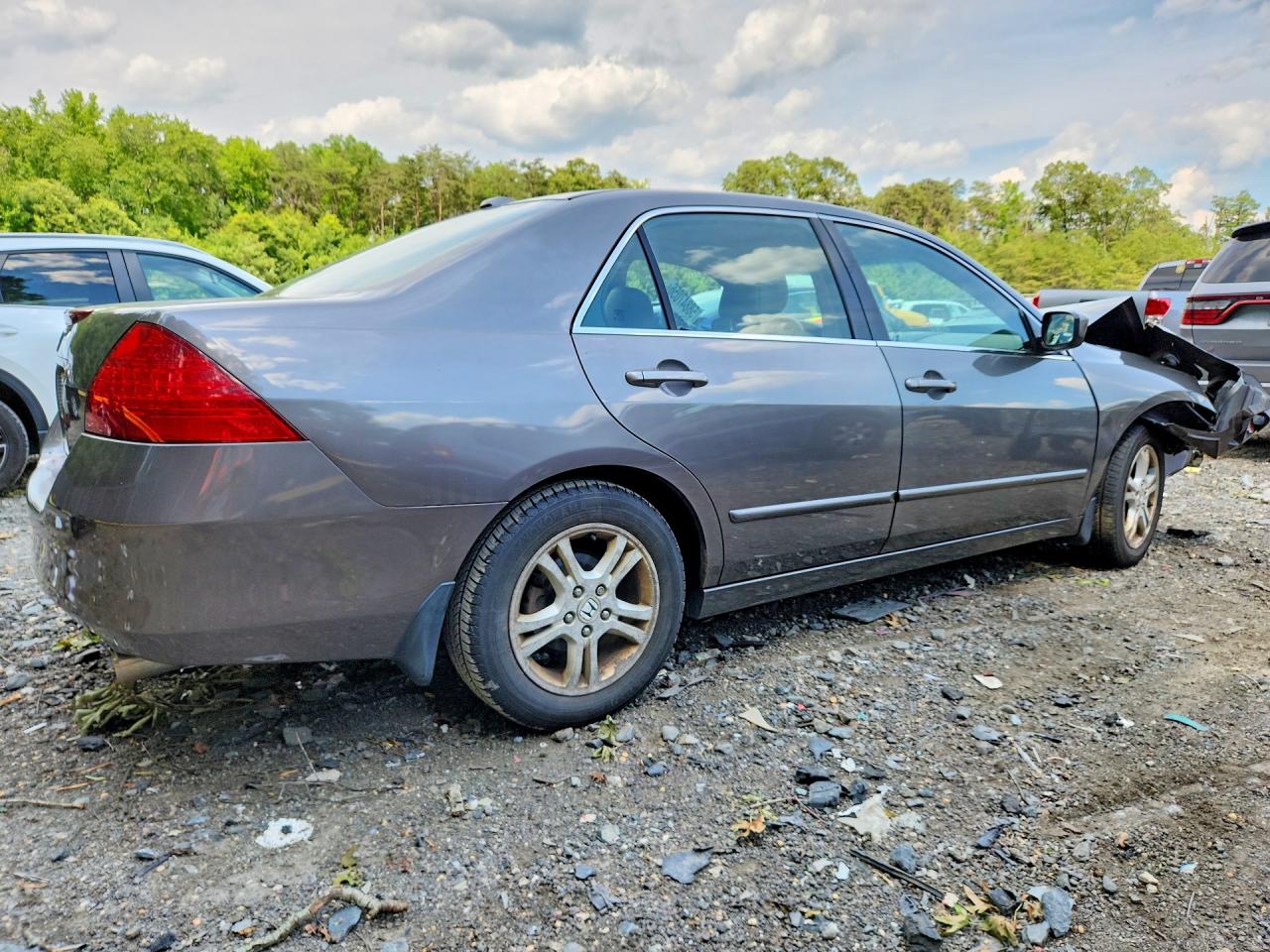 2006 Honda Accord Ex Gray vin: 1HGCM56816A074737