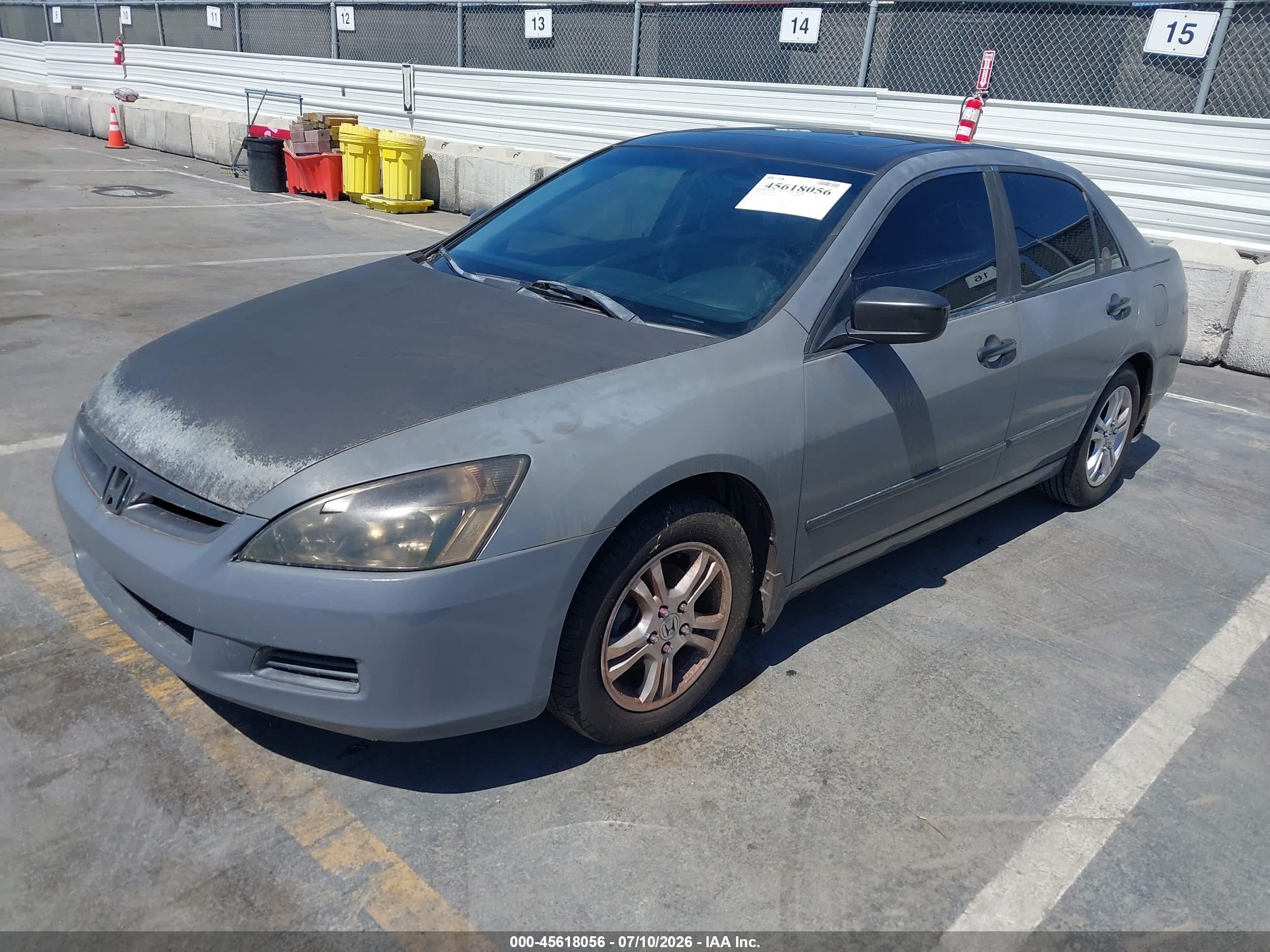 2006 Honda Accord 2.4 Ex Gray vin: 1HGCM56816A078240