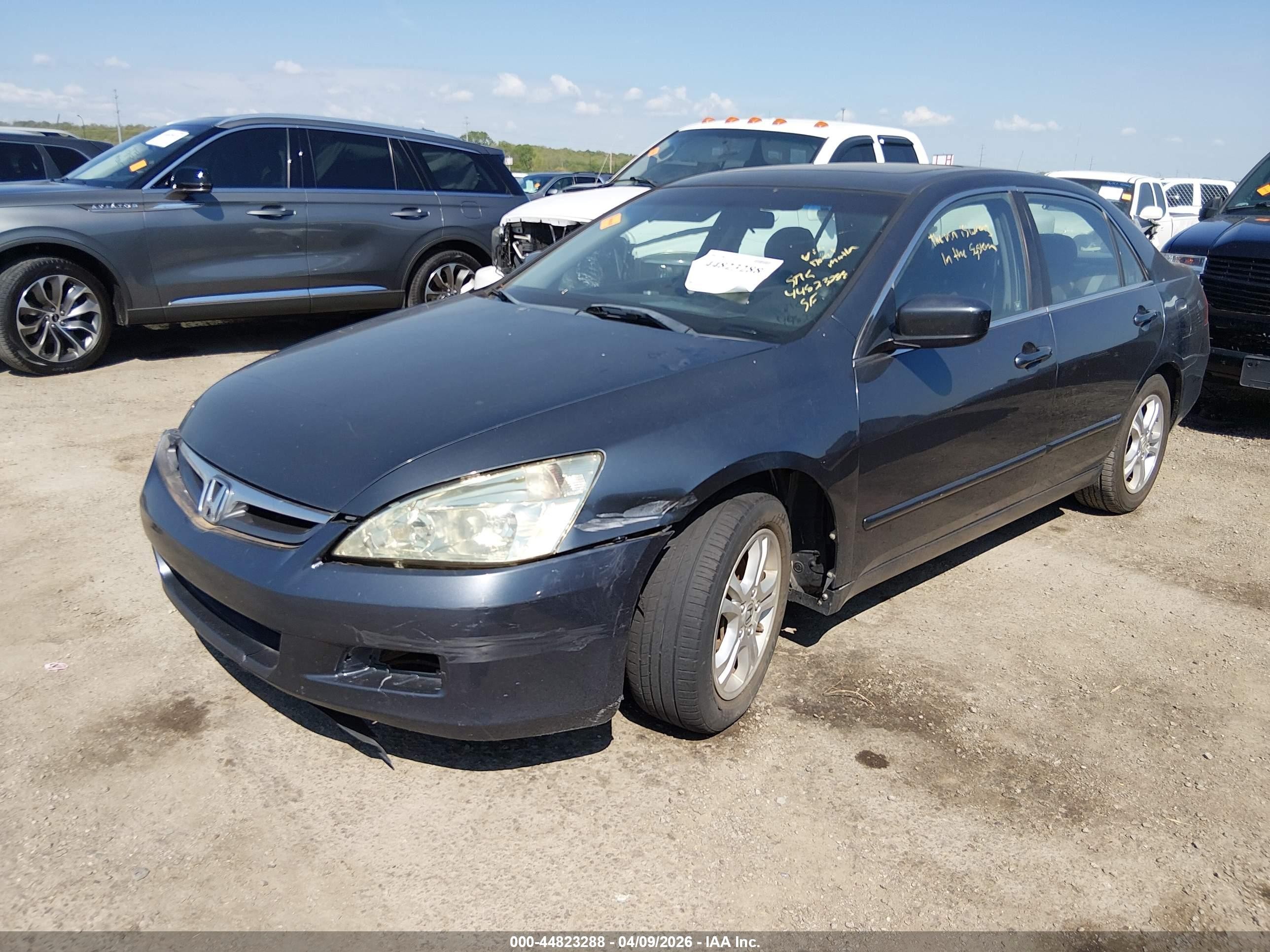 2006 Honda Accord 2.4 Ex Gray vin: 1HGCM56816A136654