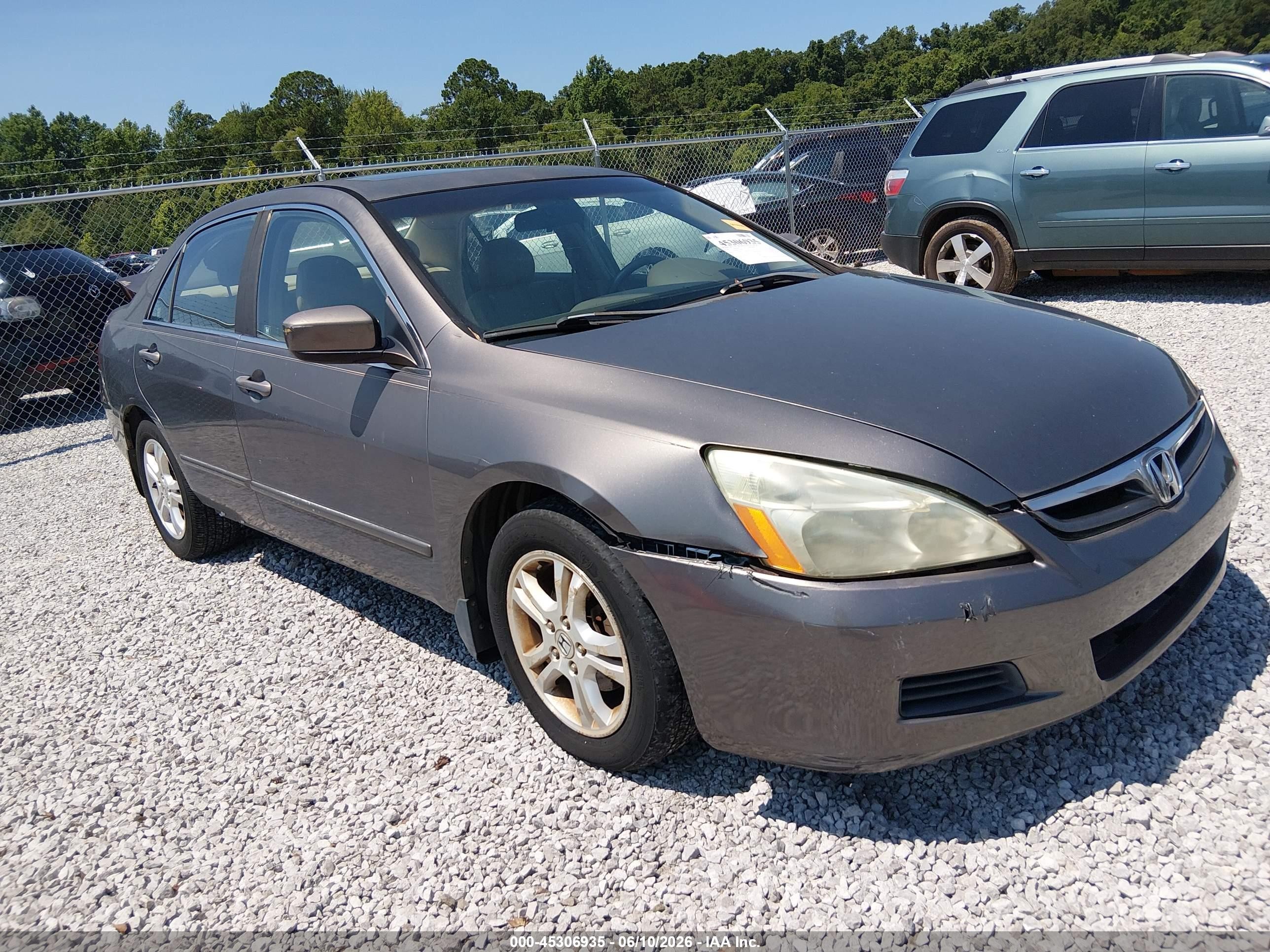 2006 Honda Accord 2.4 Ex Tan vin: 1HGCM56816A147105