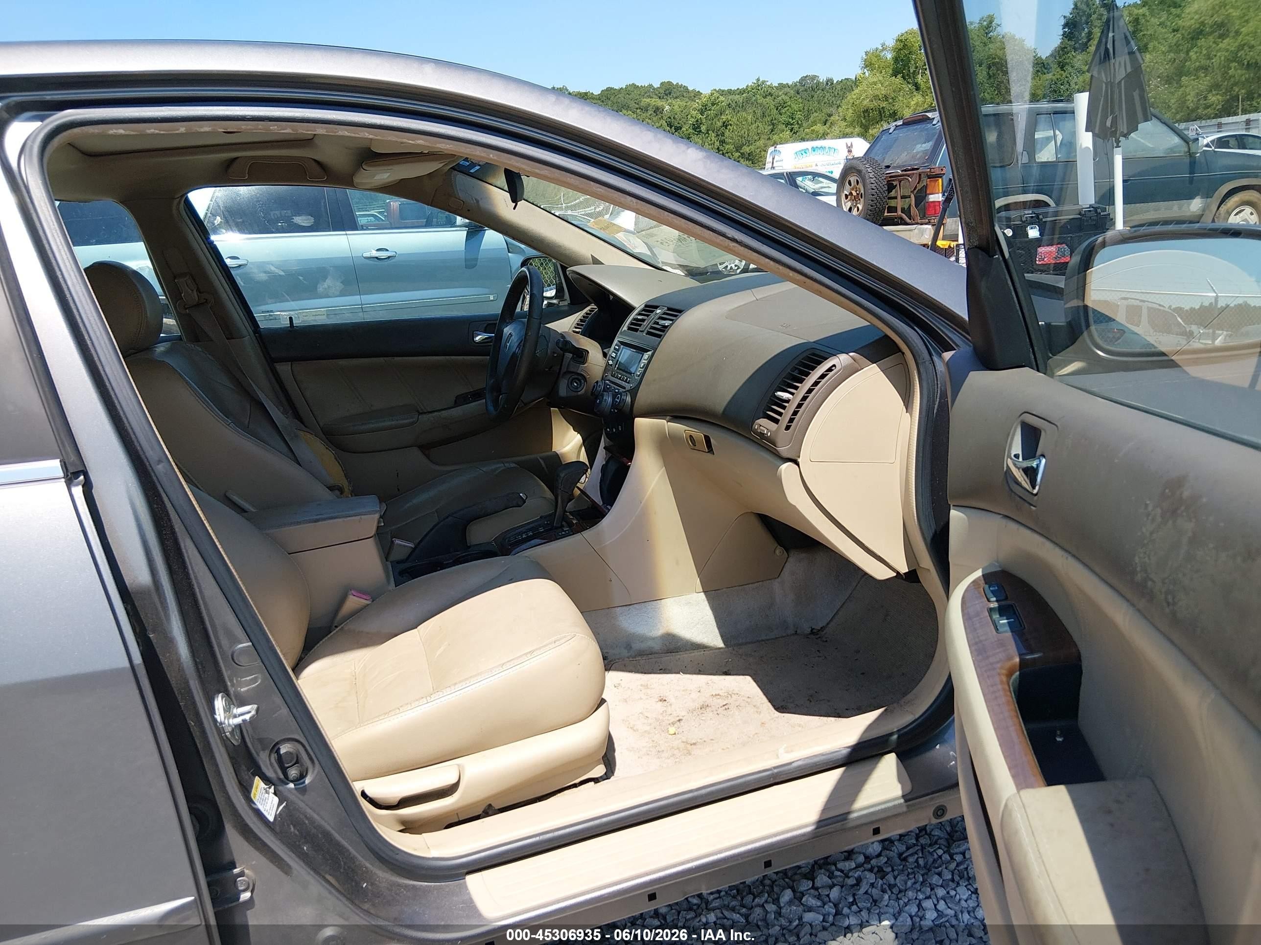 2006 Honda Accord 2.4 Ex Tan vin: 1HGCM56816A147105