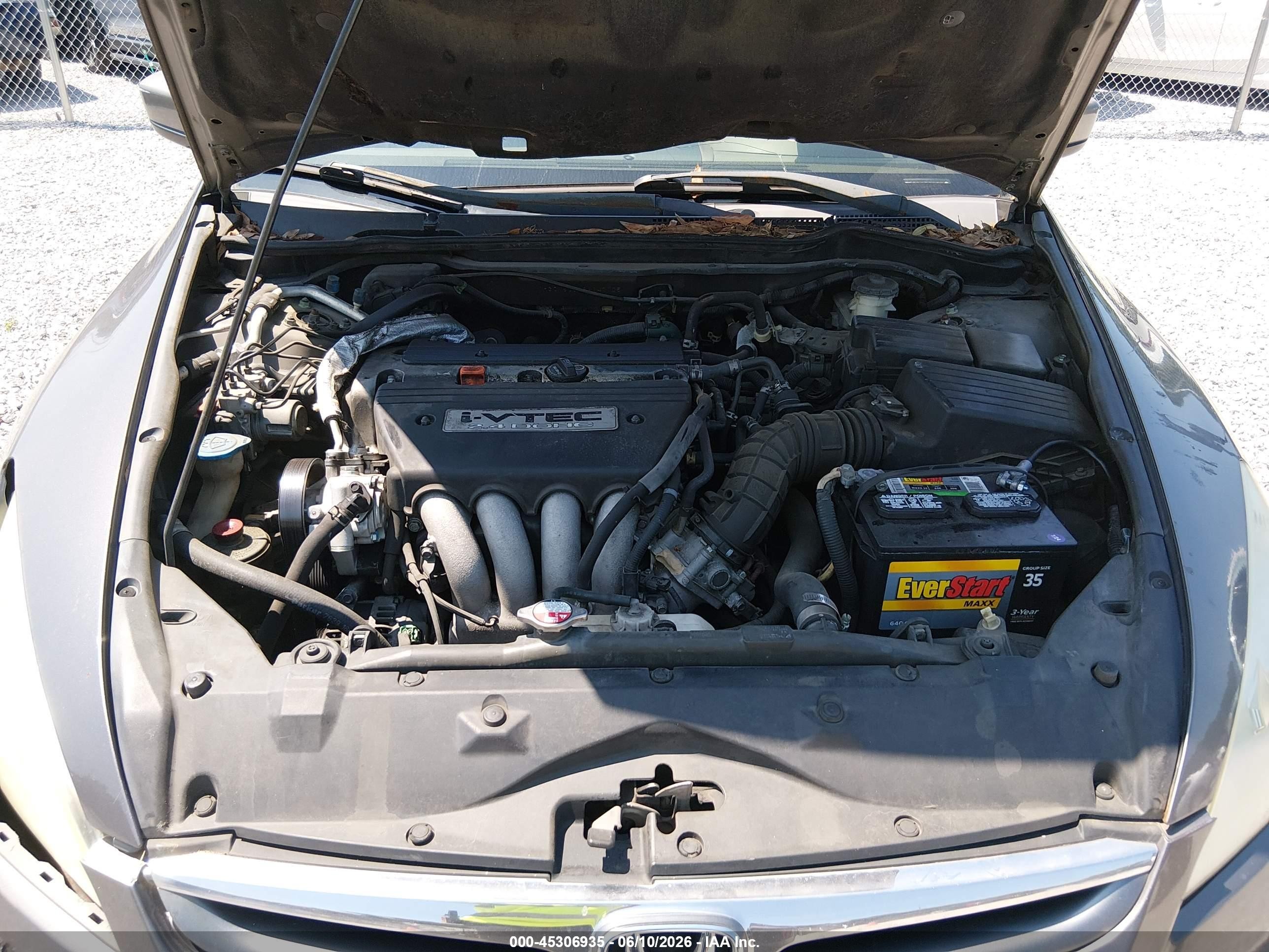 2006 Honda Accord 2.4 Ex Tan vin: 1HGCM56816A147105