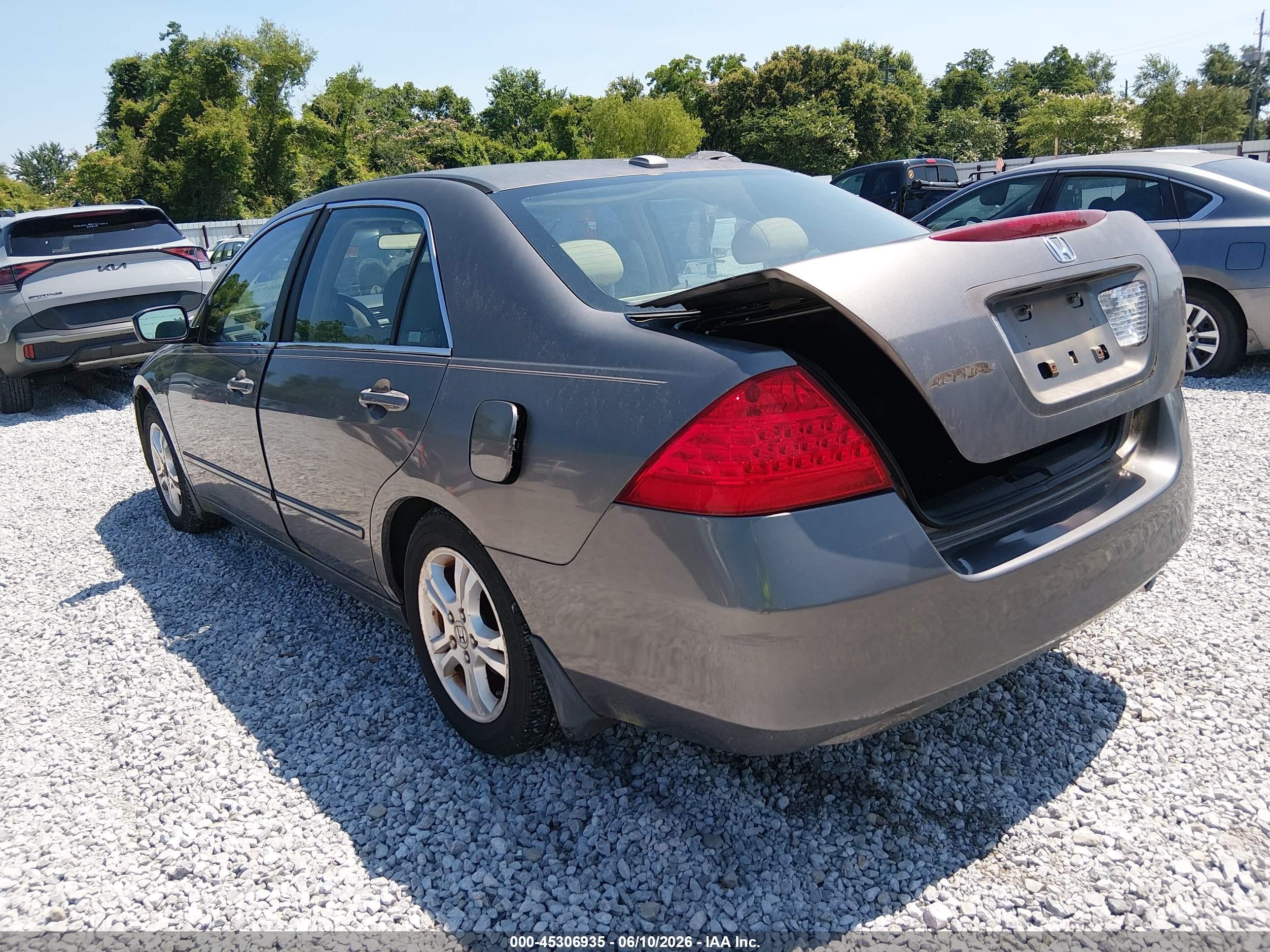 2006 Honda Accord 2.4 Ex Tan vin: 1HGCM56816A147105