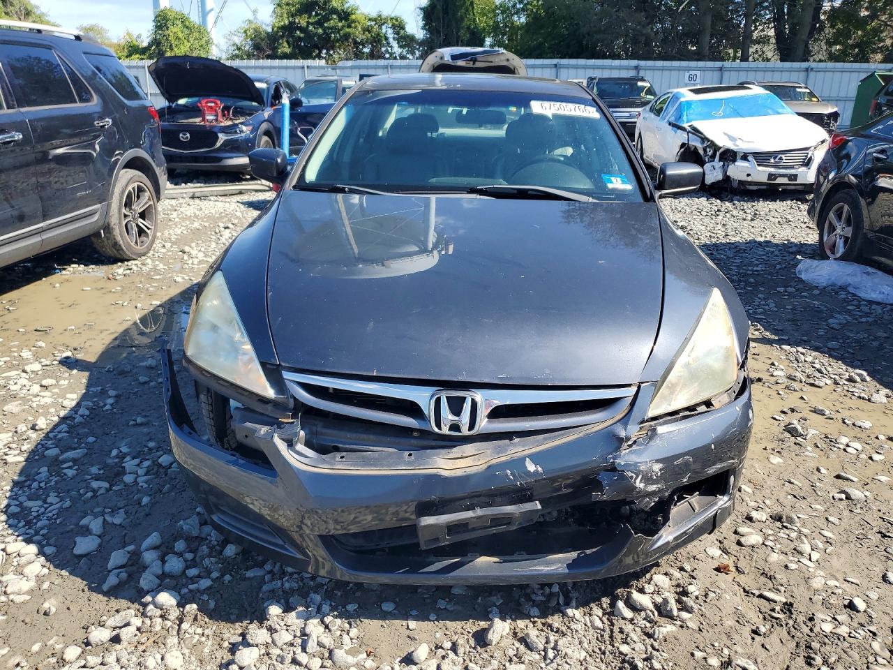 2006 Honda Accord Ex Gray vin: 1HGCM56816A152269