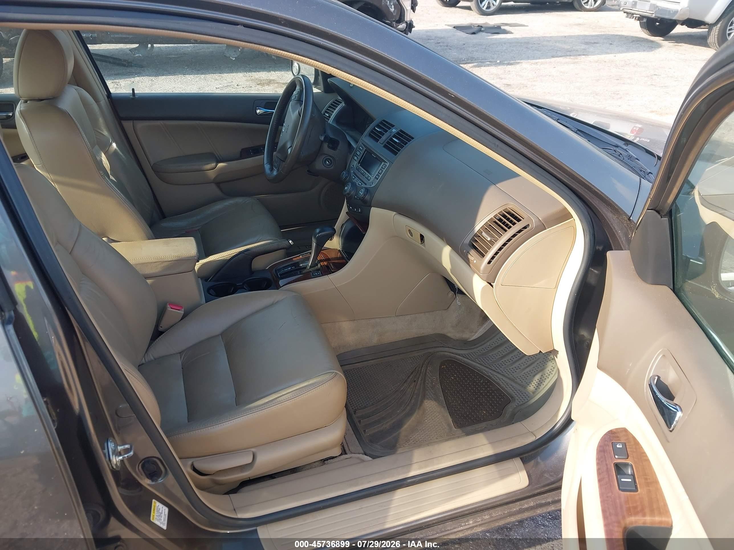 2006 Honda Accord 2.4 Ex Gray vin: 1HGCM56816A152644