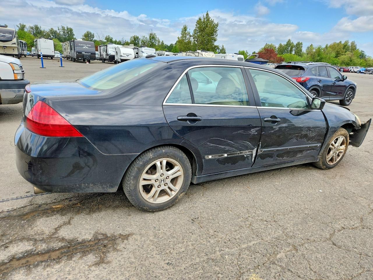 2006 Honda Accord Ex Black vin: 1HGCM56816A174434