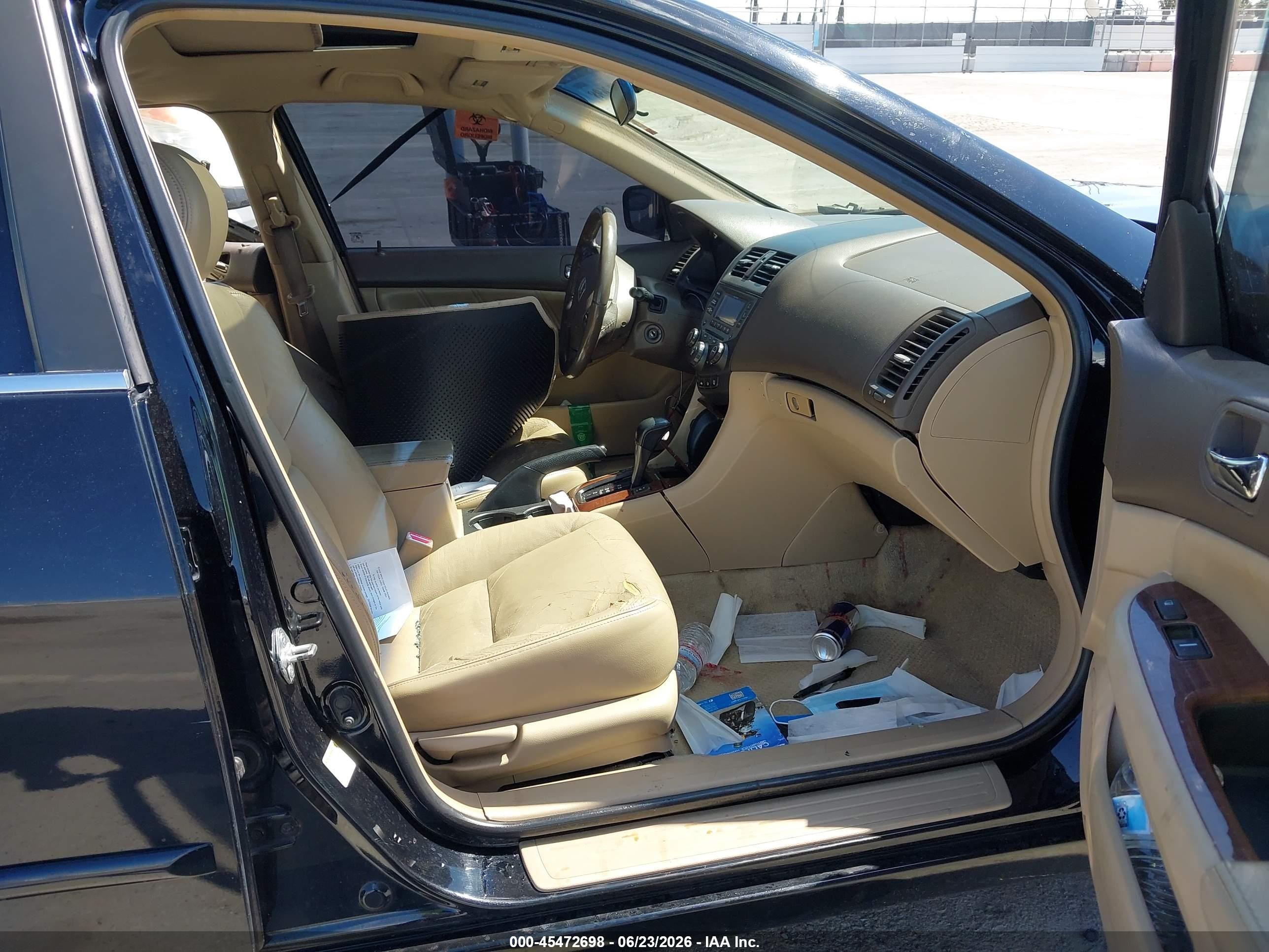 2006 Honda Accord 2.4 Ex Черный vin: 1HGCM56816A174451