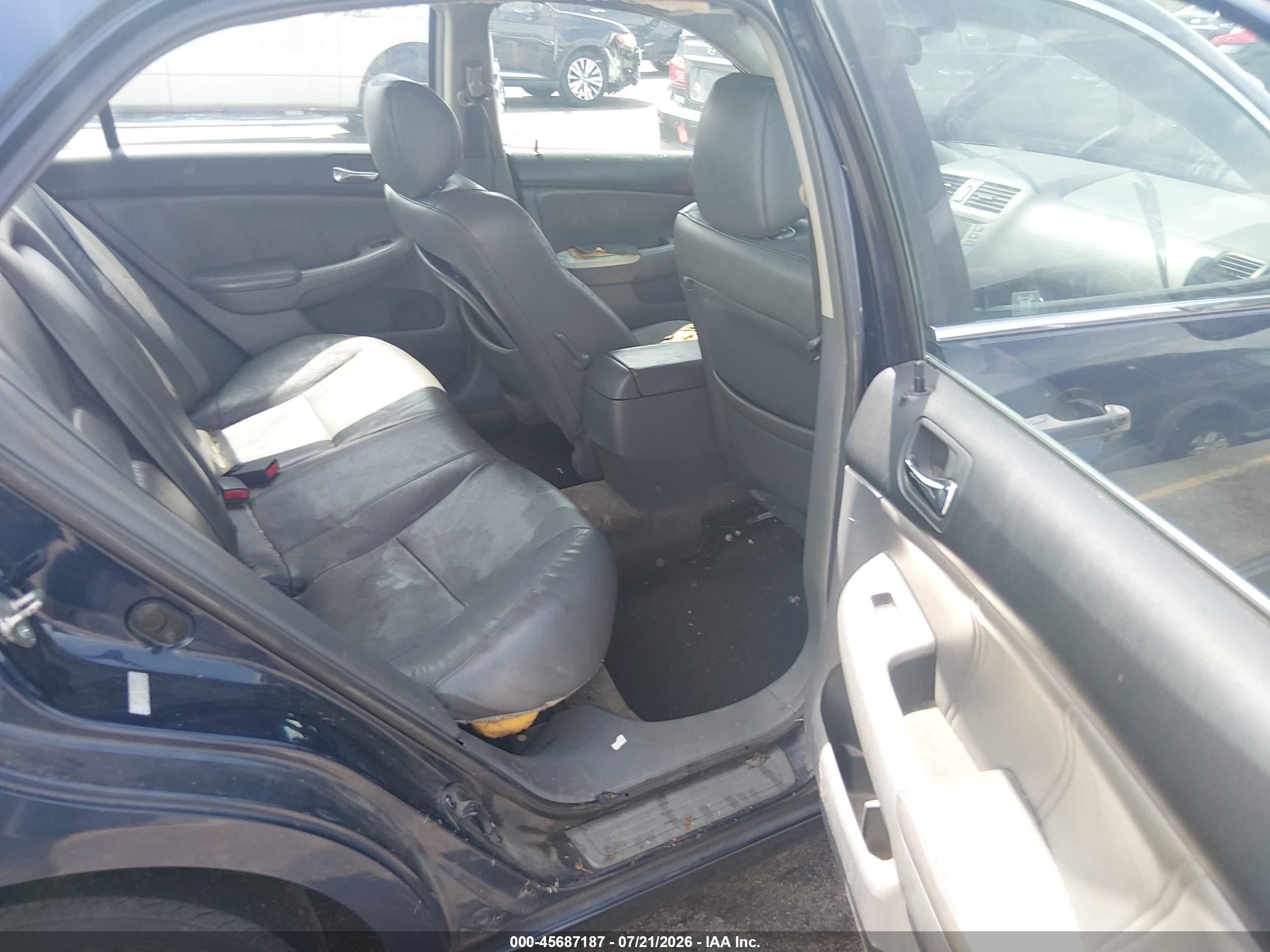 2006 Honda Accord 2.4 Ex Blue vin: 1HGCM56816A176328