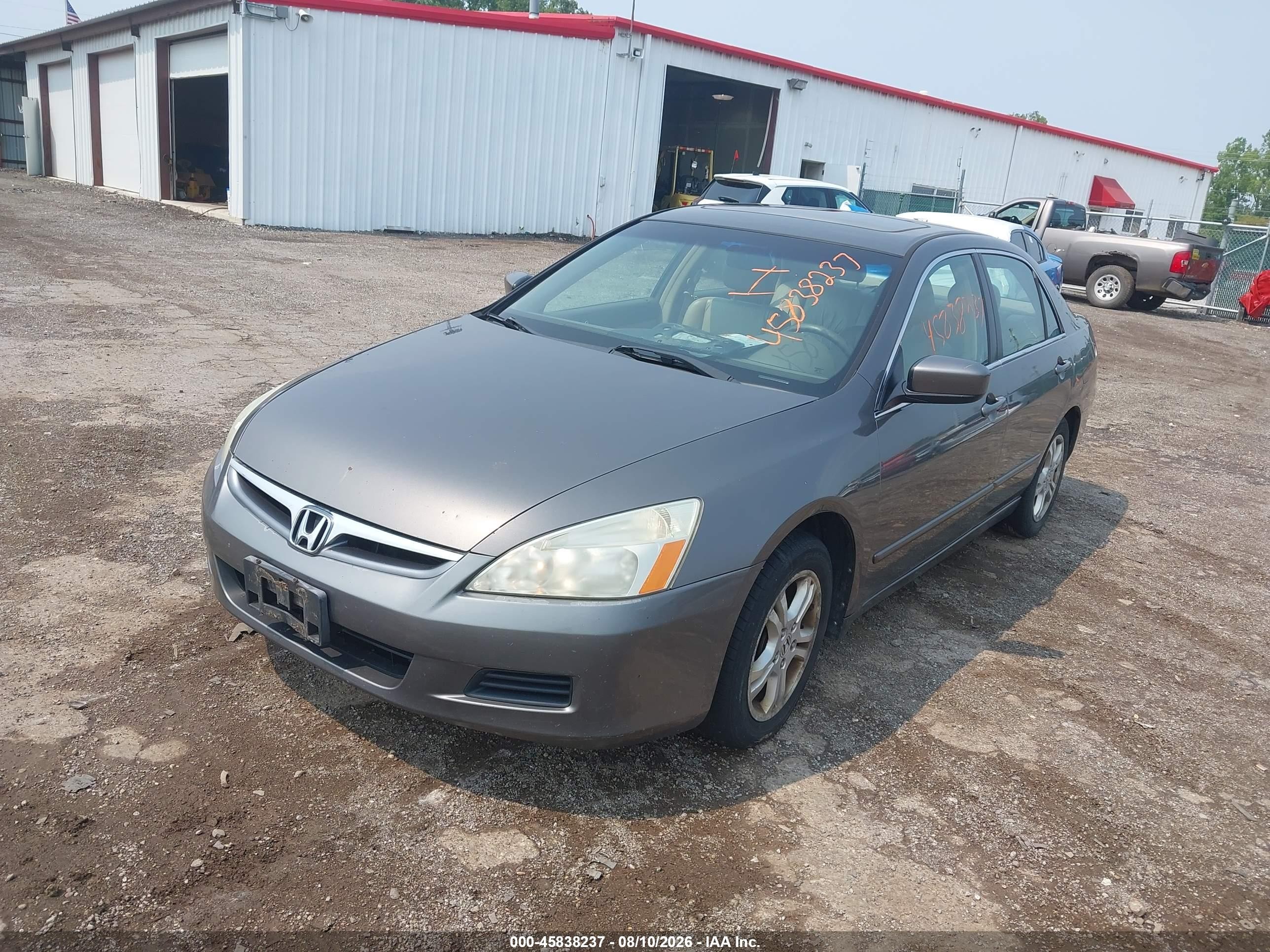 2006 Honda Accord 2.4 Ex Brown vin: 1HGCM56816A177270