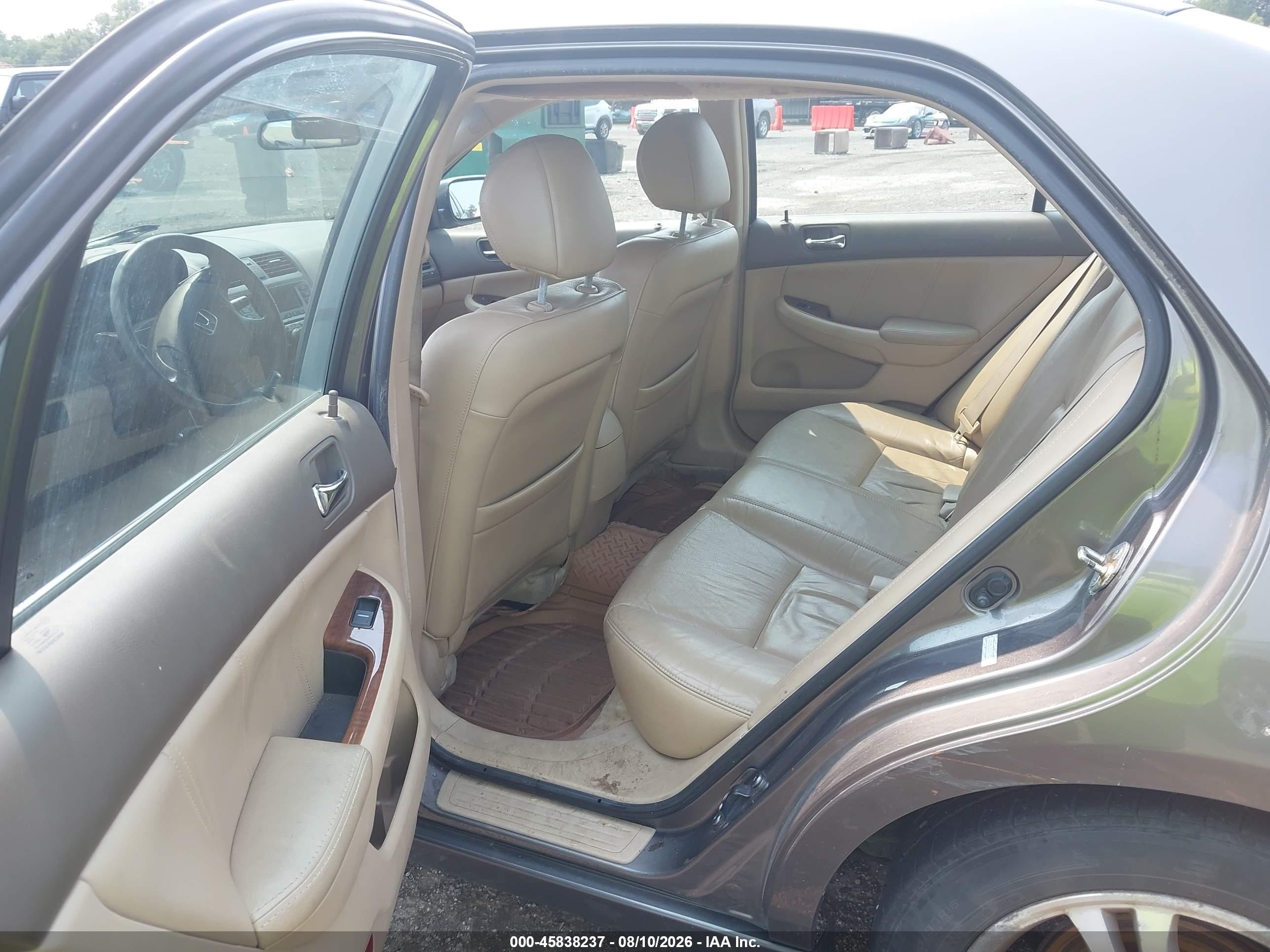 2006 Honda Accord 2.4 Ex Brown vin: 1HGCM56816A177270