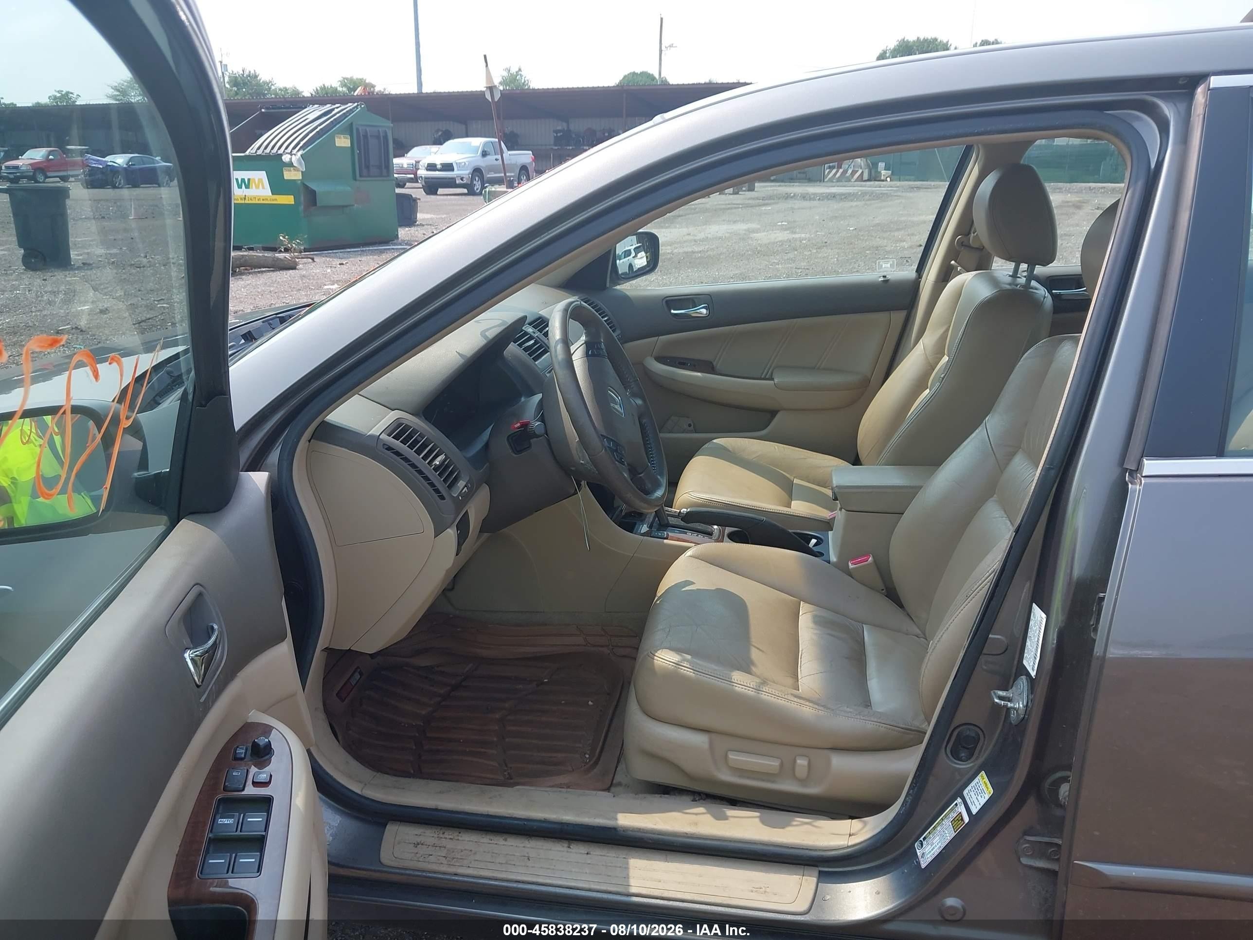 2006 Honda Accord 2.4 Ex Brown vin: 1HGCM56816A177270