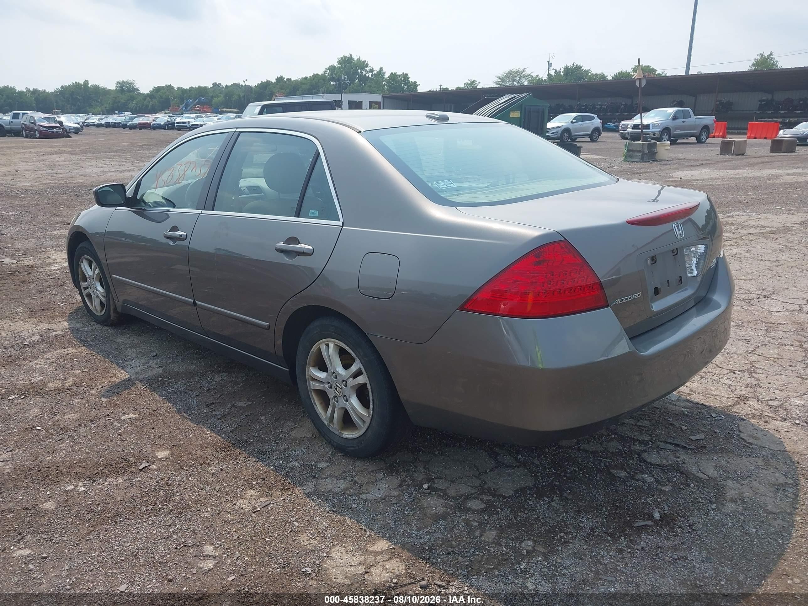 2006 Honda Accord 2.4 Ex Brown vin: 1HGCM56816A177270