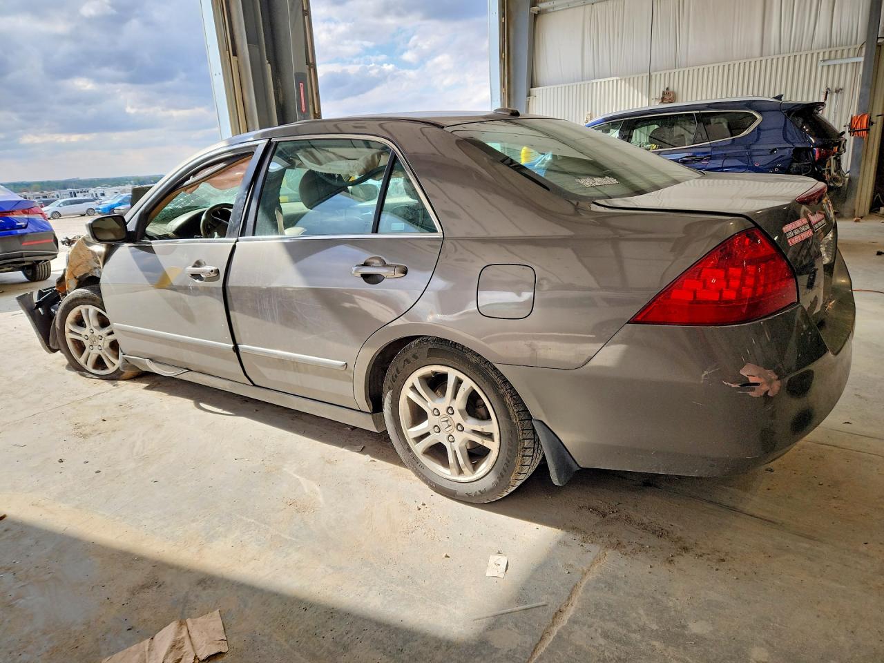2006 Honda Accord Ex Silver vin: 1HGCM56816A182999