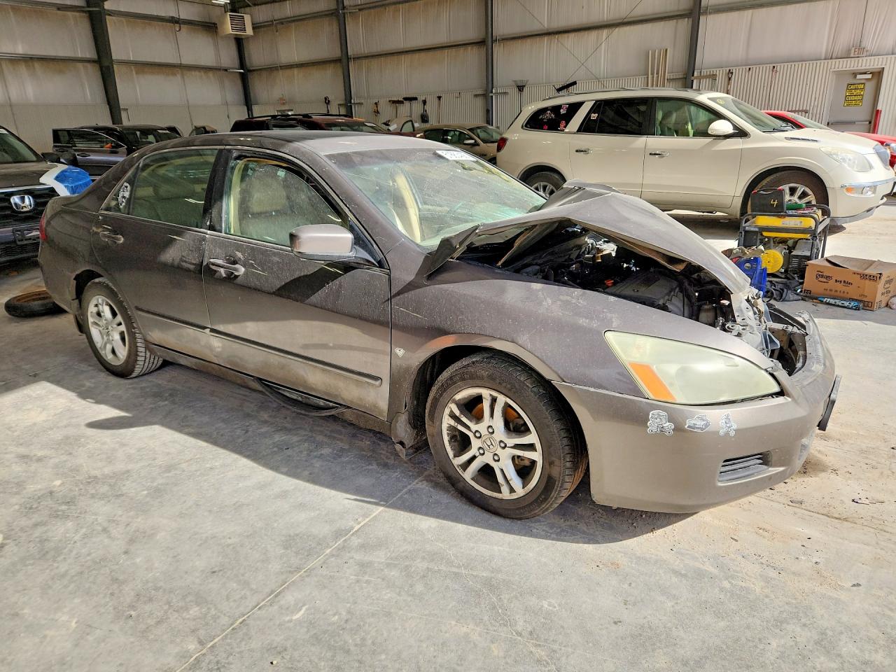2006 Honda Accord Ex Silver vin: 1HGCM56816A182999