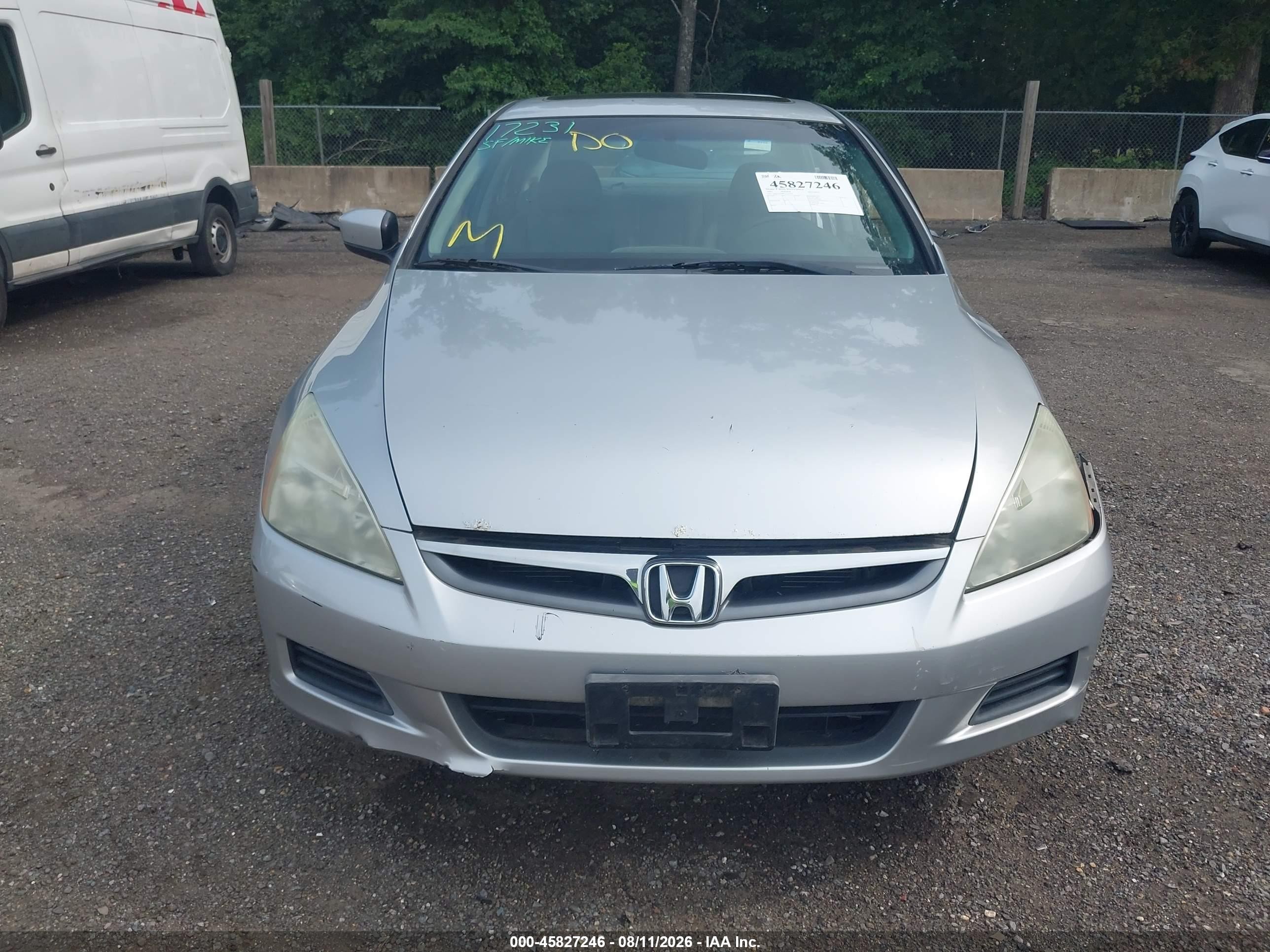 2007 Honda Accord 2.4 Ex Silver vin: 1HGCM56817A109472