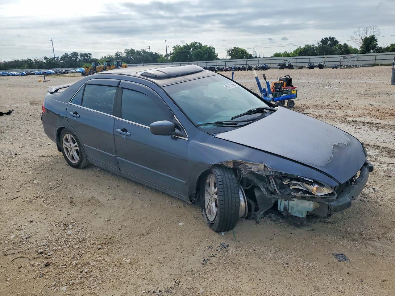 2007 Honda Accord Ex Charcoal vin: 1HGCM56817A161605