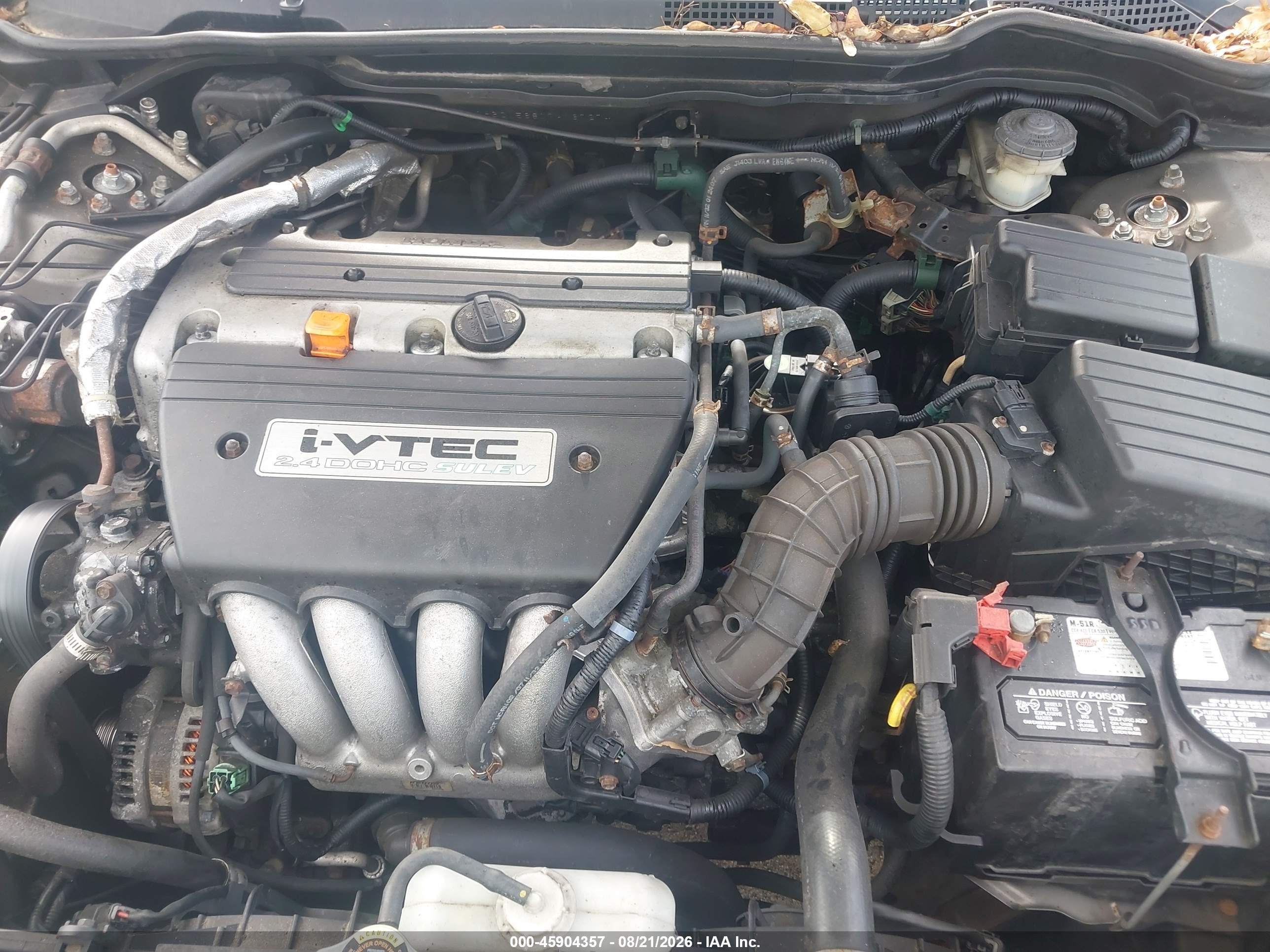 2007 Honda Accord 2.4 Ex Brown vin: 1HGCM56817A167274