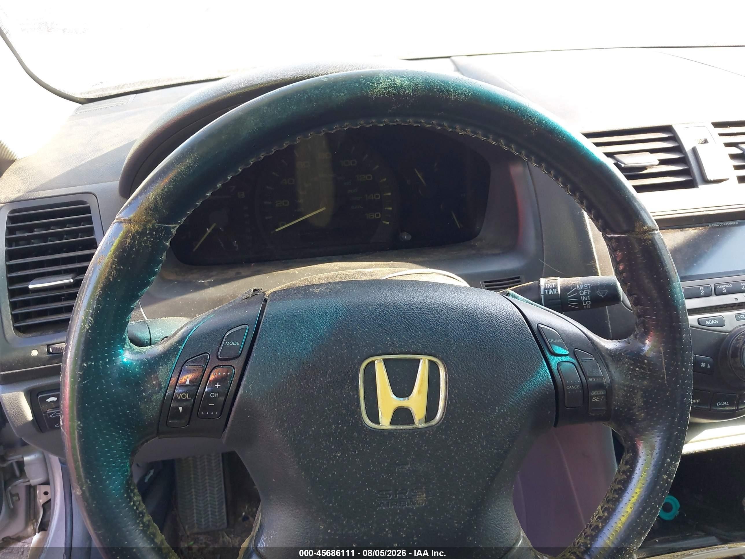 2007 Honda Accord 2.4 Ex Silver vin: 1HGCM56817A174662