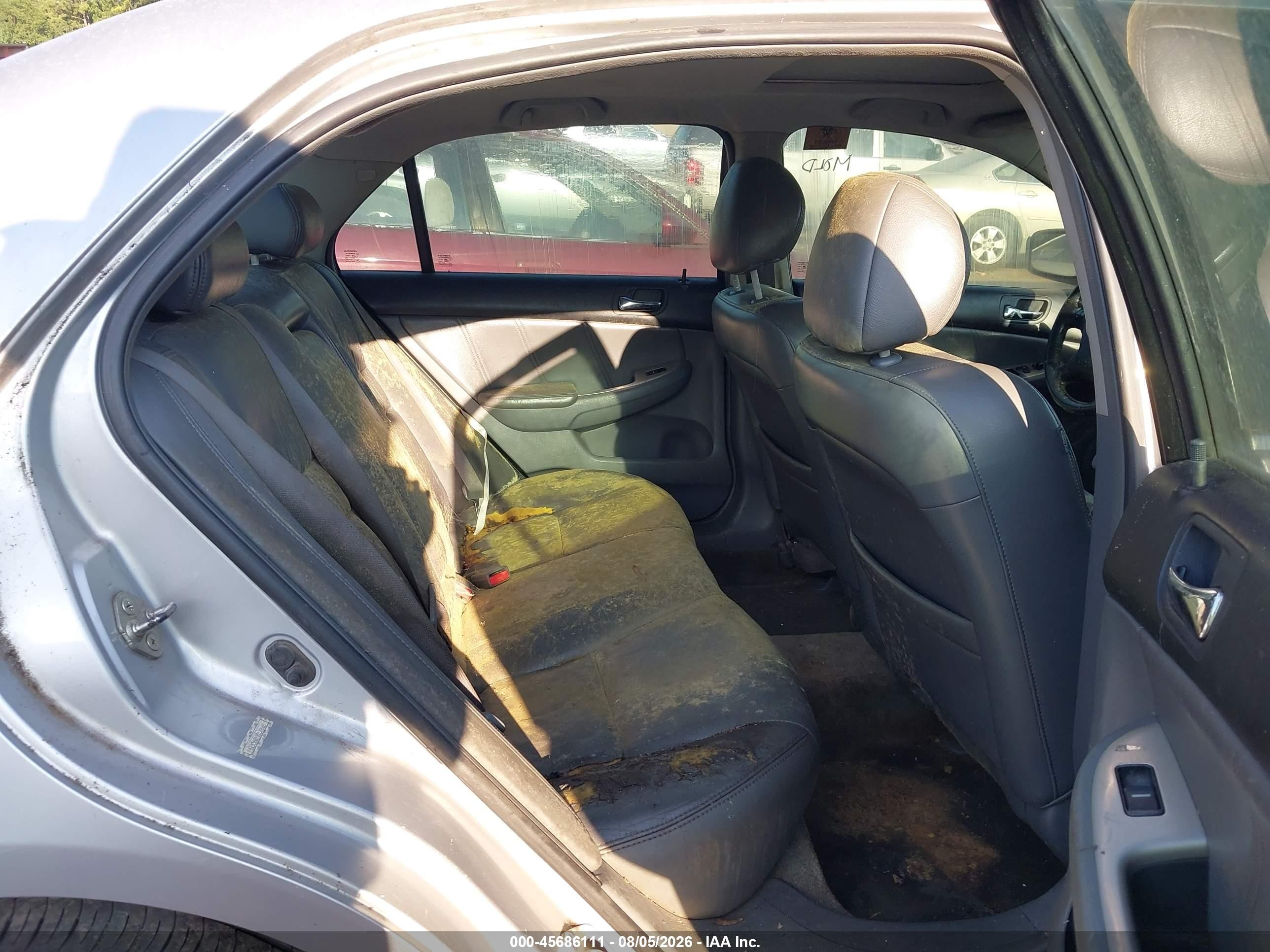 2007 Honda Accord 2.4 Ex Silver vin: 1HGCM56817A174662