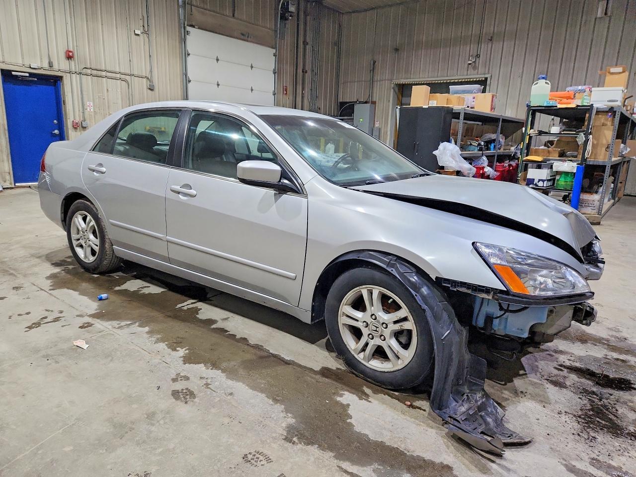 2007 Honda Accord Ex Gray vin: 1HGCM56817A220362