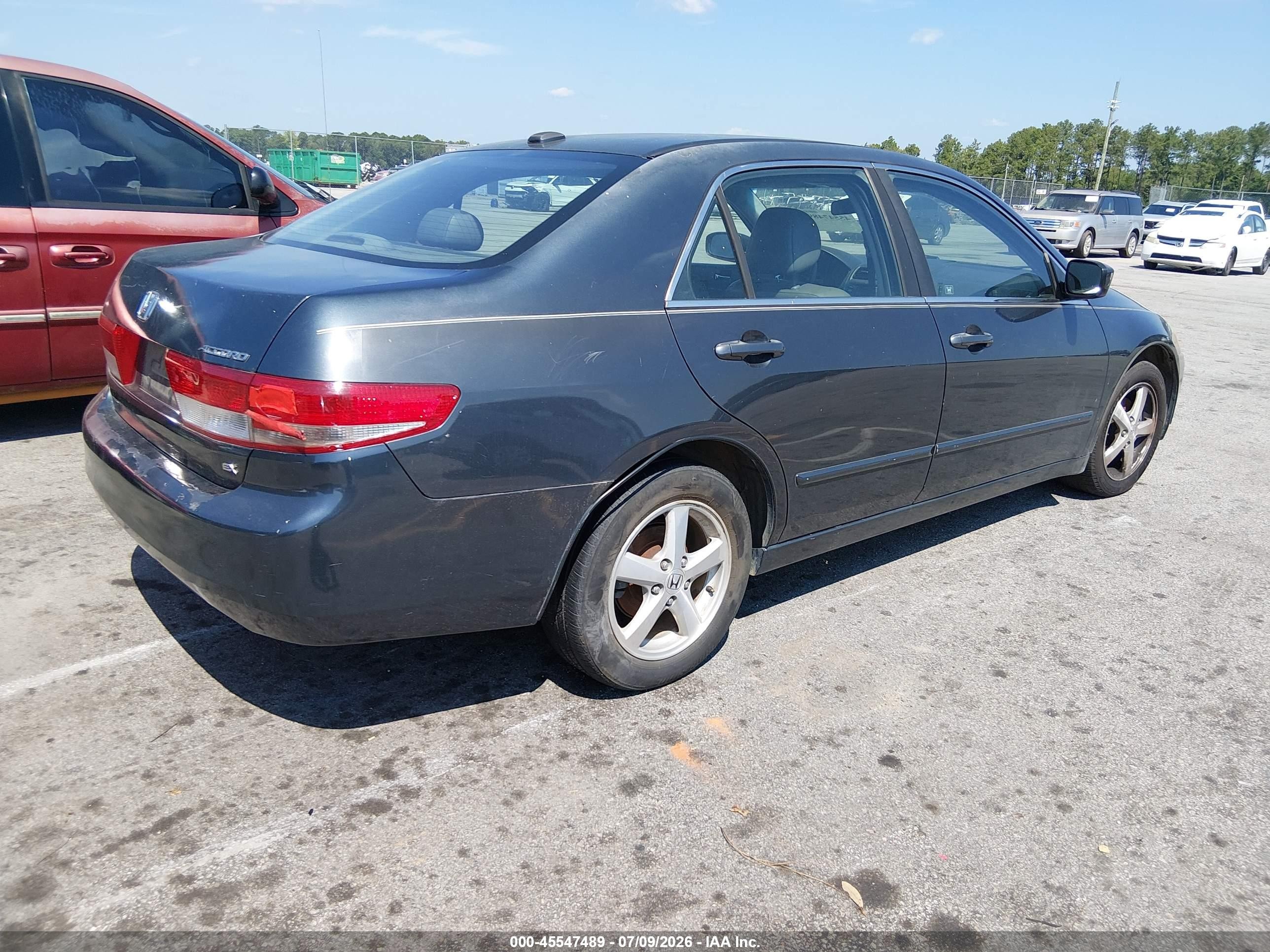 2004 Honda Accord 2.4 Ex Gray vin: 1HGCM56824A135493