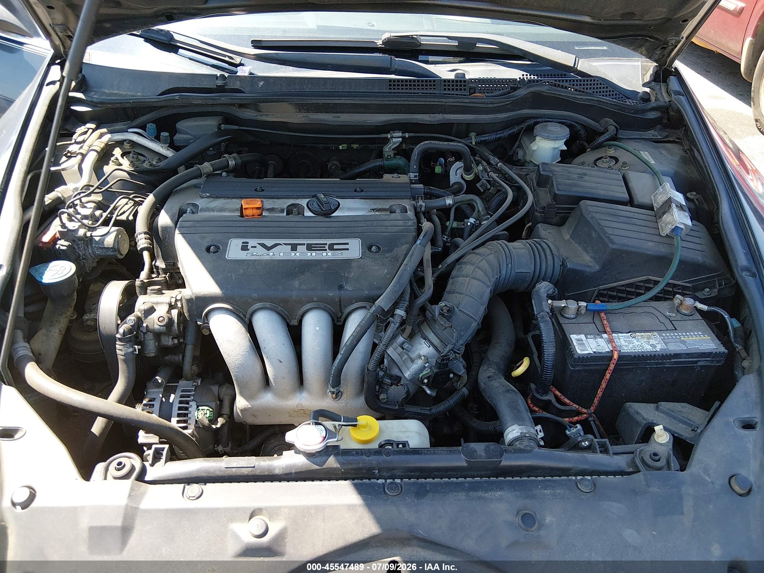 2004 Honda Accord 2.4 Ex Gray vin: 1HGCM56824A135493