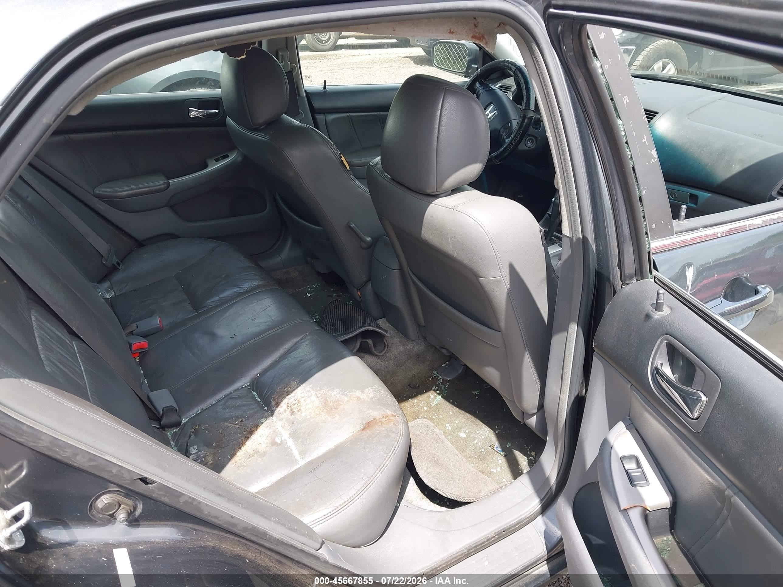 2005 Honda Accord 2.4 Ex Dark Blue vin: 1HGCM56825A037419