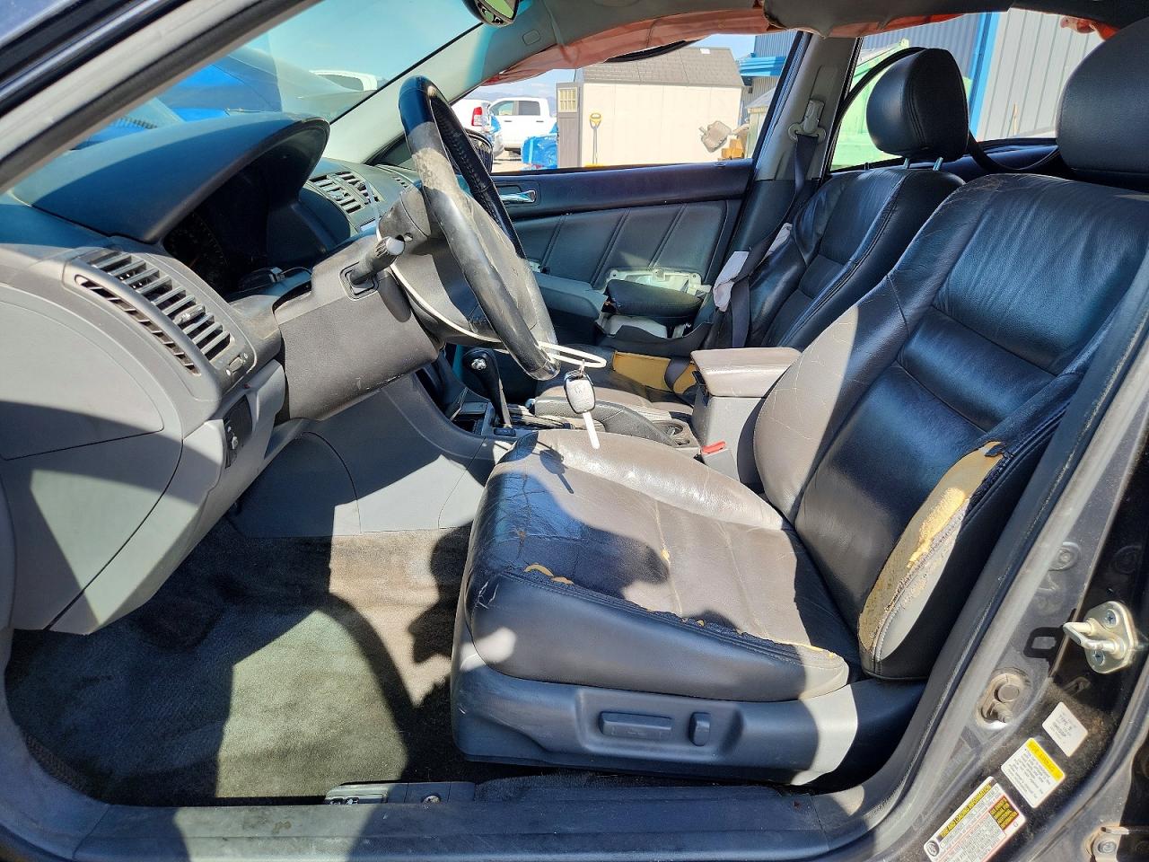 2005 Honda Accord Ex Gray vin: 1HGCM56825A042510