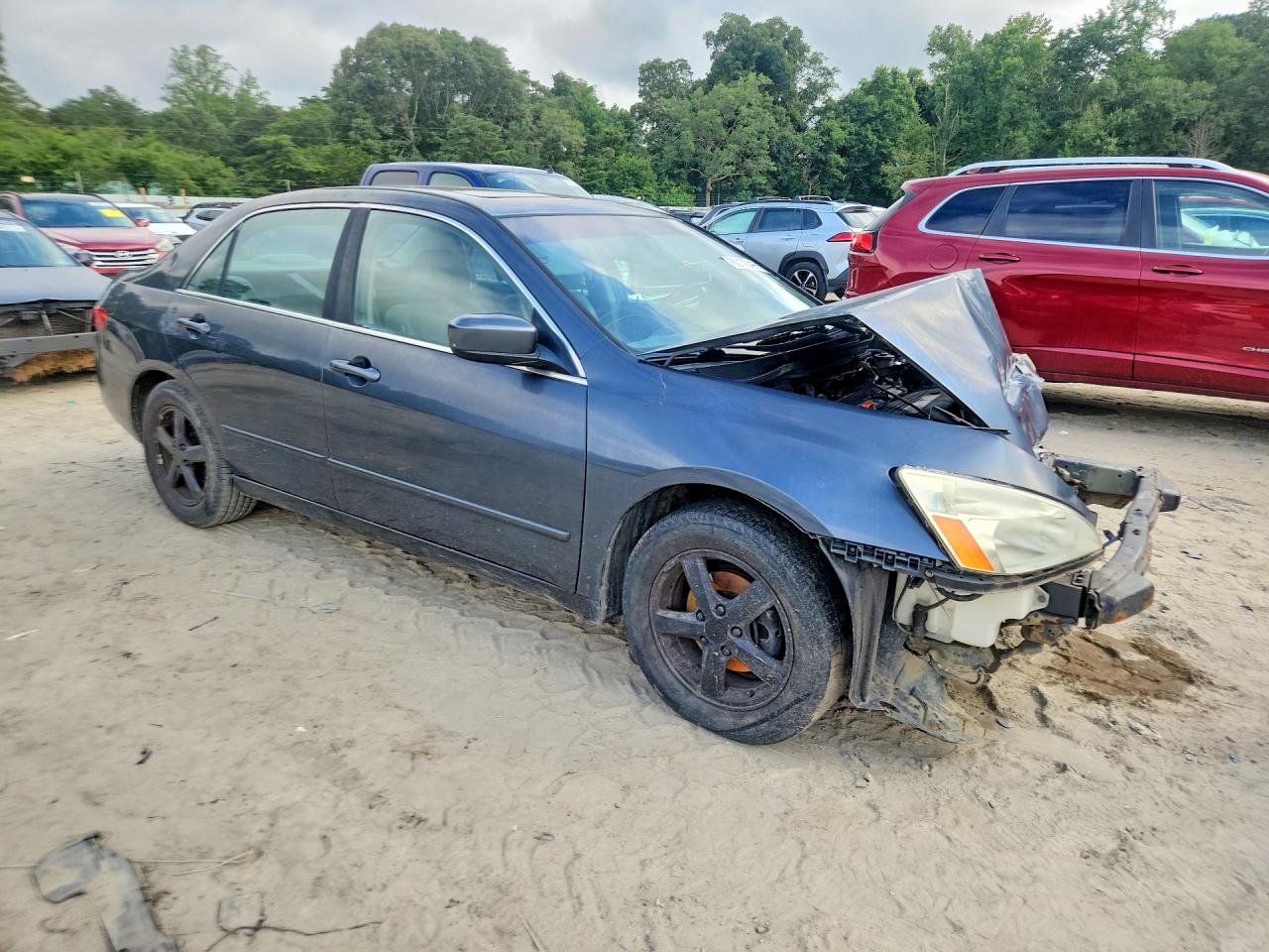 2005 Honda Accord Ex Gray vin: 1HGCM56825A086314
