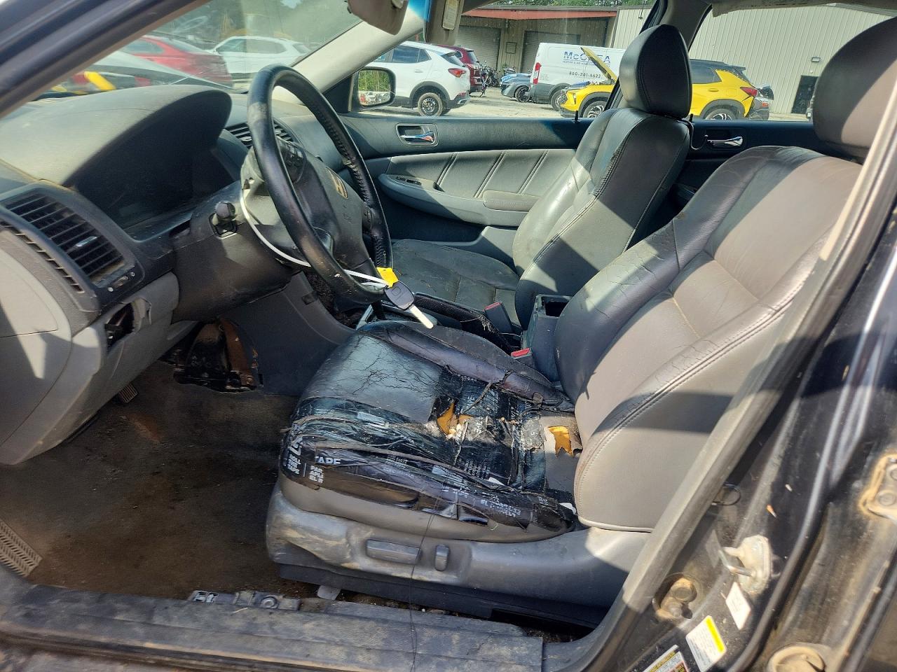 2005 Honda Accord Ex Gray vin: 1HGCM56825A086314