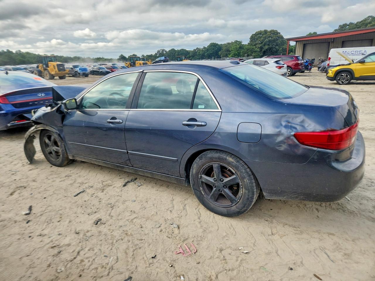 2005 Honda Accord Ex Gray vin: 1HGCM56825A086314