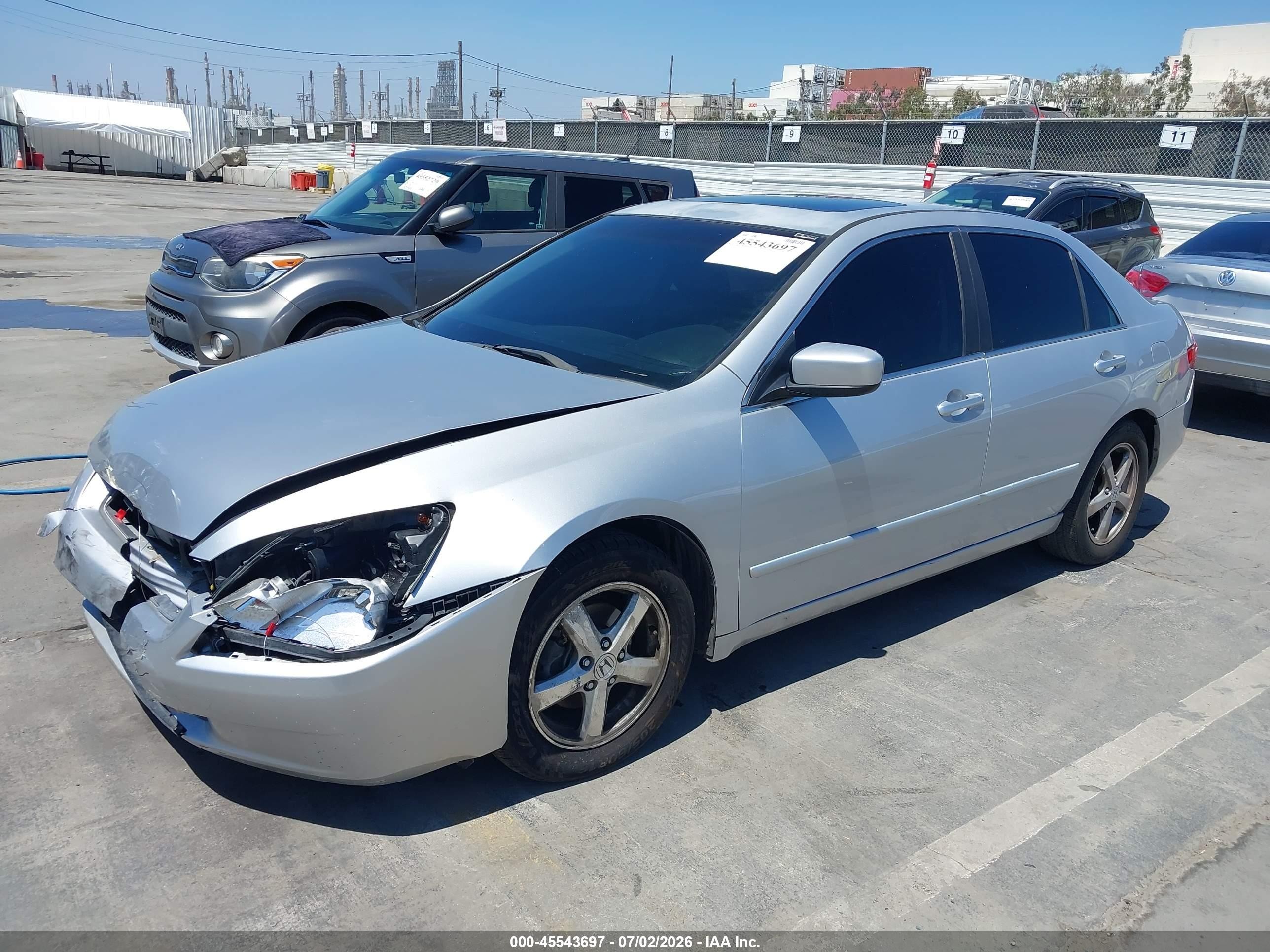 2005 Honda Accord 2.4 Ex Silver vin: 1HGCM56825A131591