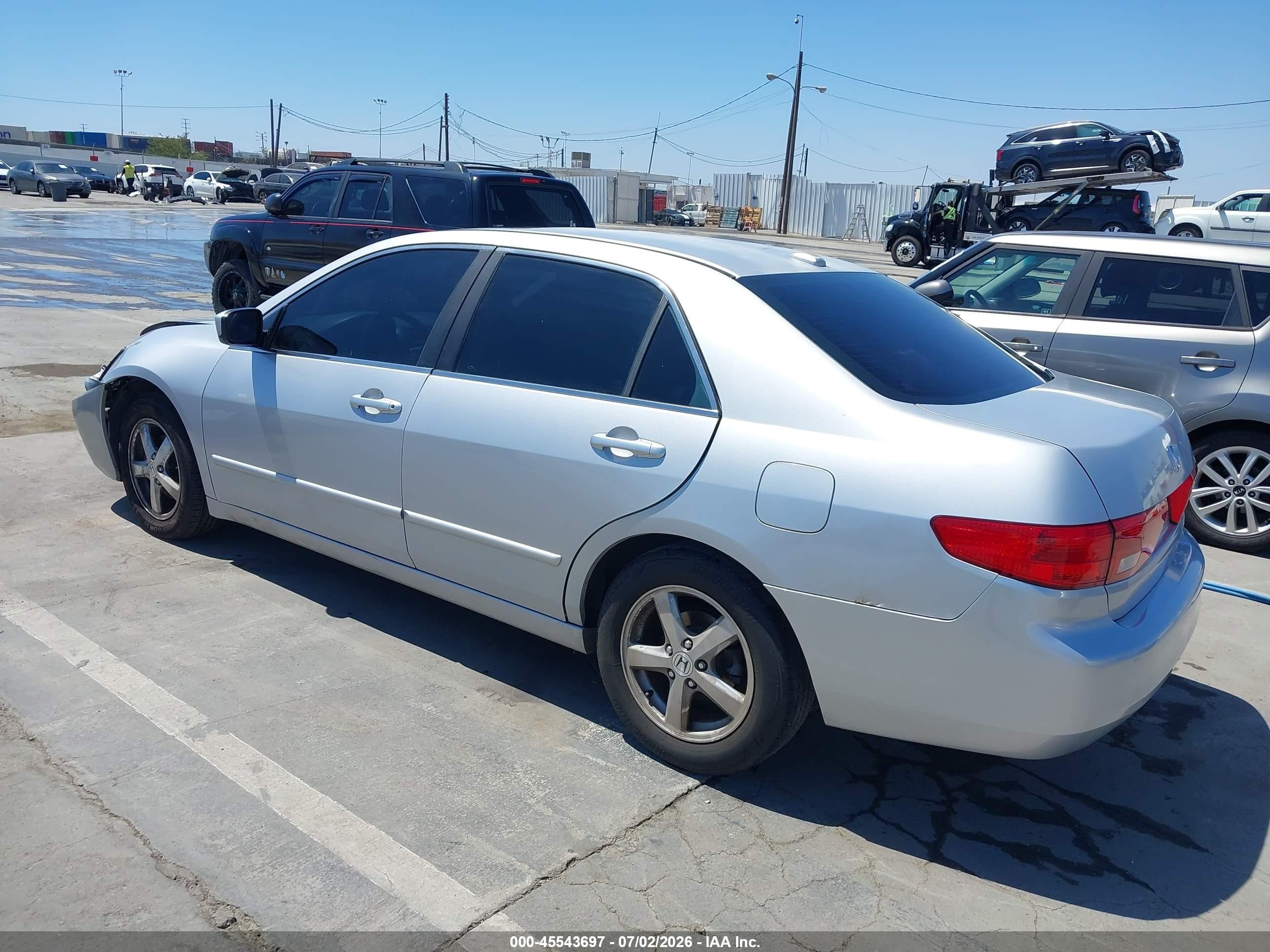 2005 Honda Accord 2.4 Ex Silver vin: 1HGCM56825A131591