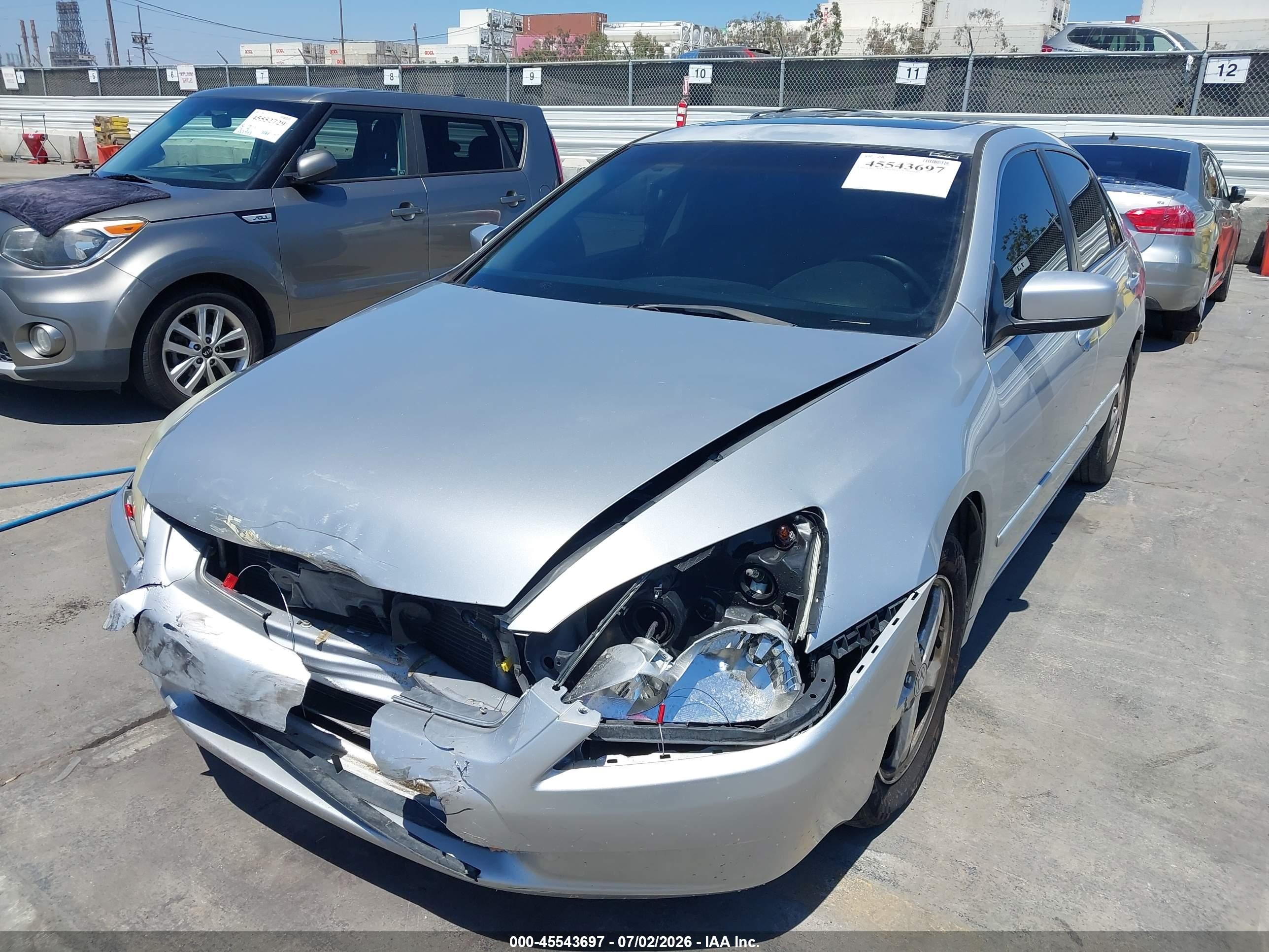 2005 Honda Accord 2.4 Ex Silver vin: 1HGCM56825A131591