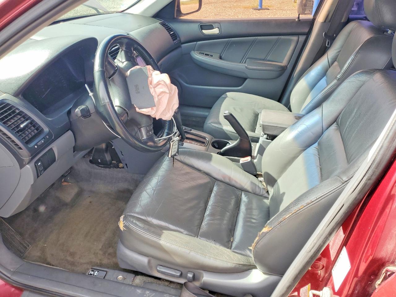 2005 Honda Accord Ex Бордовый vin: 1HGCM56825A186574