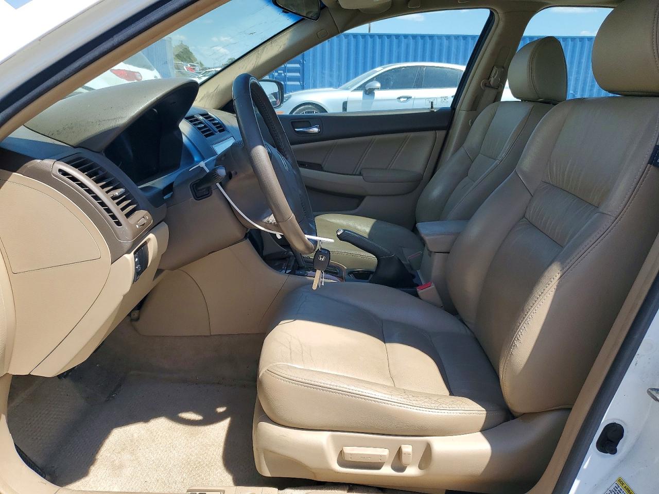 2006 Honda Accord Ex White vin: 1HGCM56826A011341