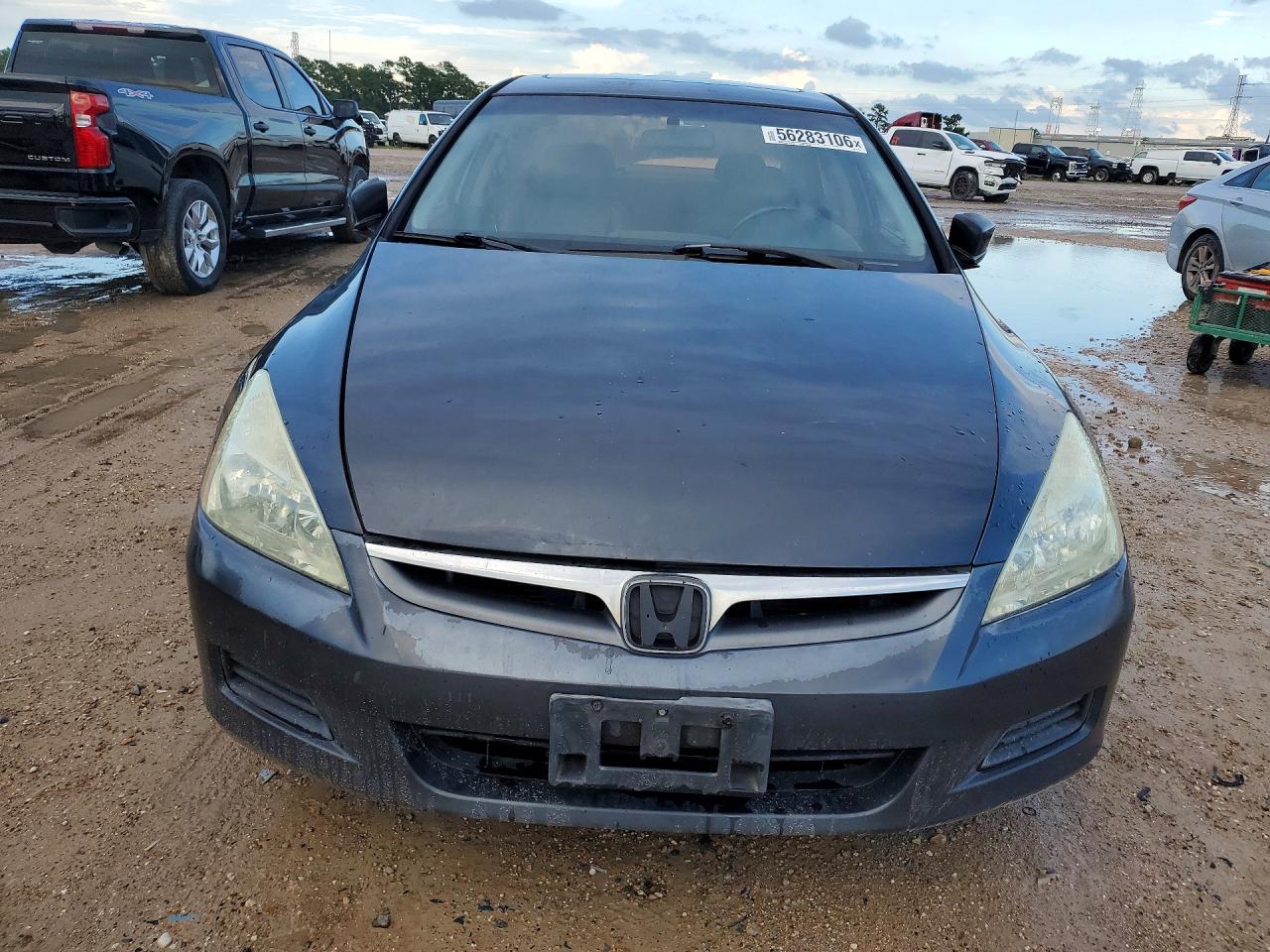 2006 Honda Accord Ex Gray vin: 1HGCM56826A014885