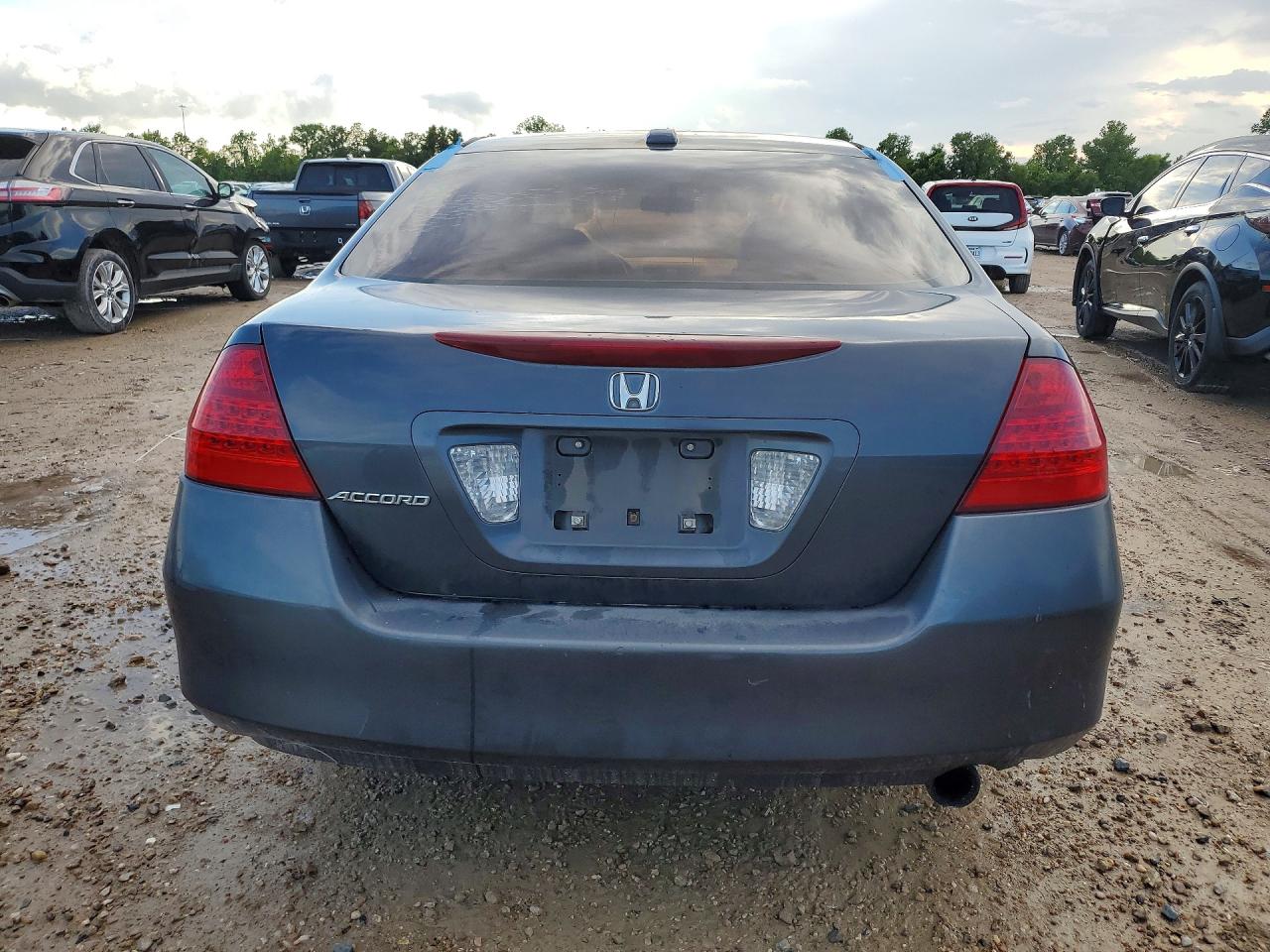 2006 Honda Accord Ex Gray vin: 1HGCM56826A014885