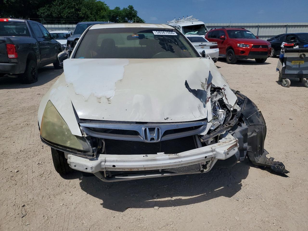 2006 Honda Accord Ex White vin: 1HGCM56826A069725