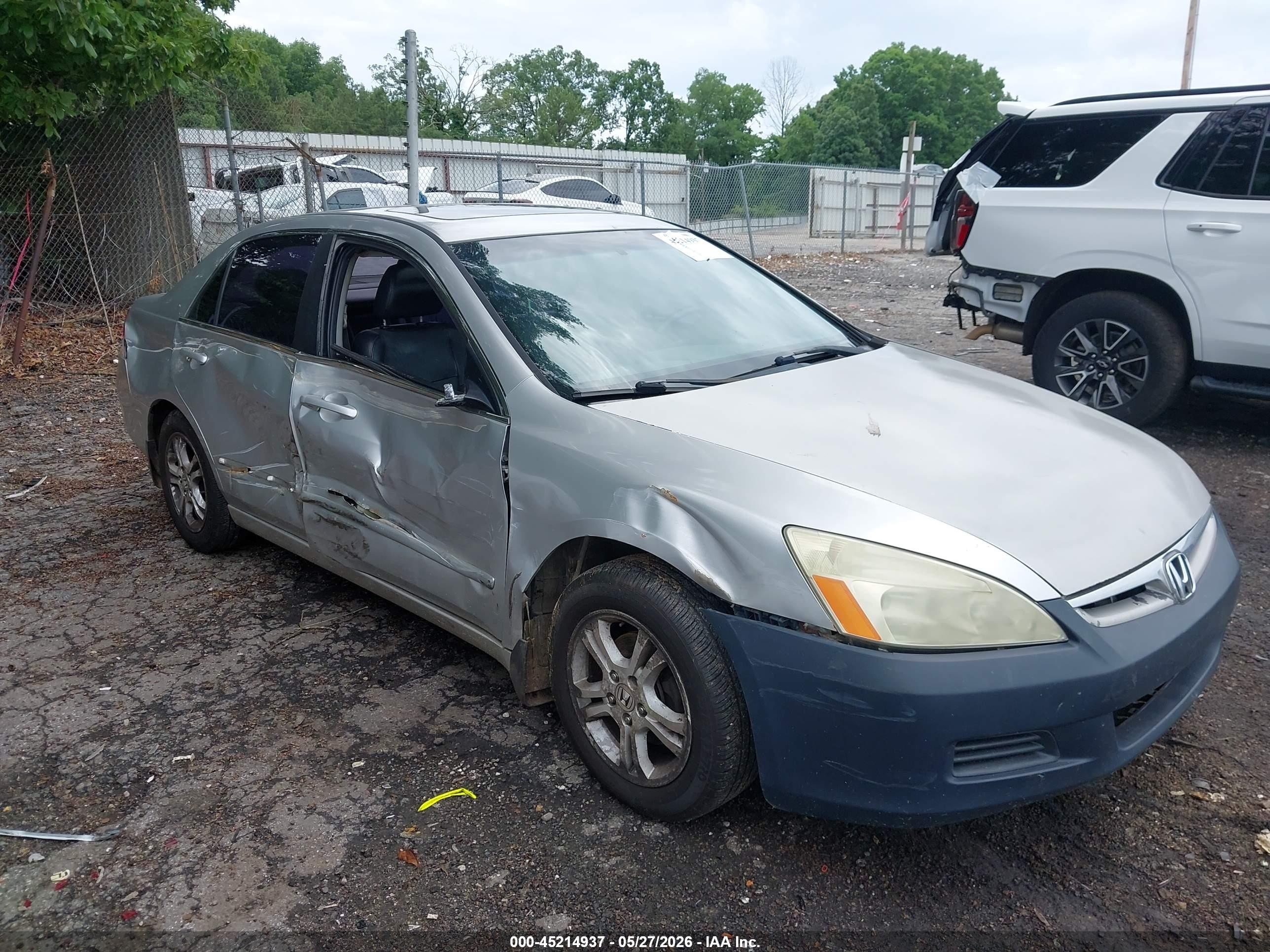 2006 Honda Accord 2.4 Ex Silver vin: 1HGCM56826A076643